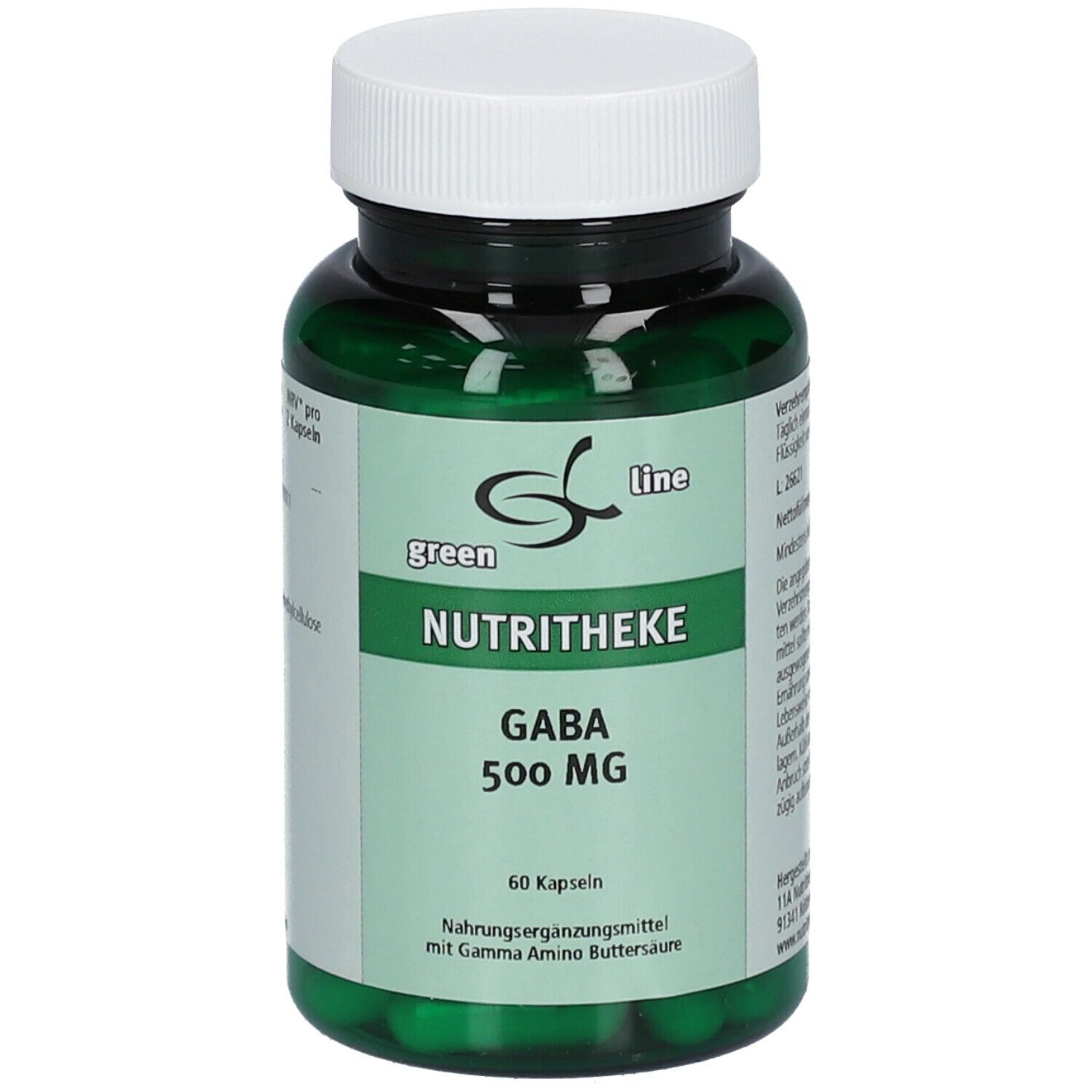 green line Gaba 500 mg