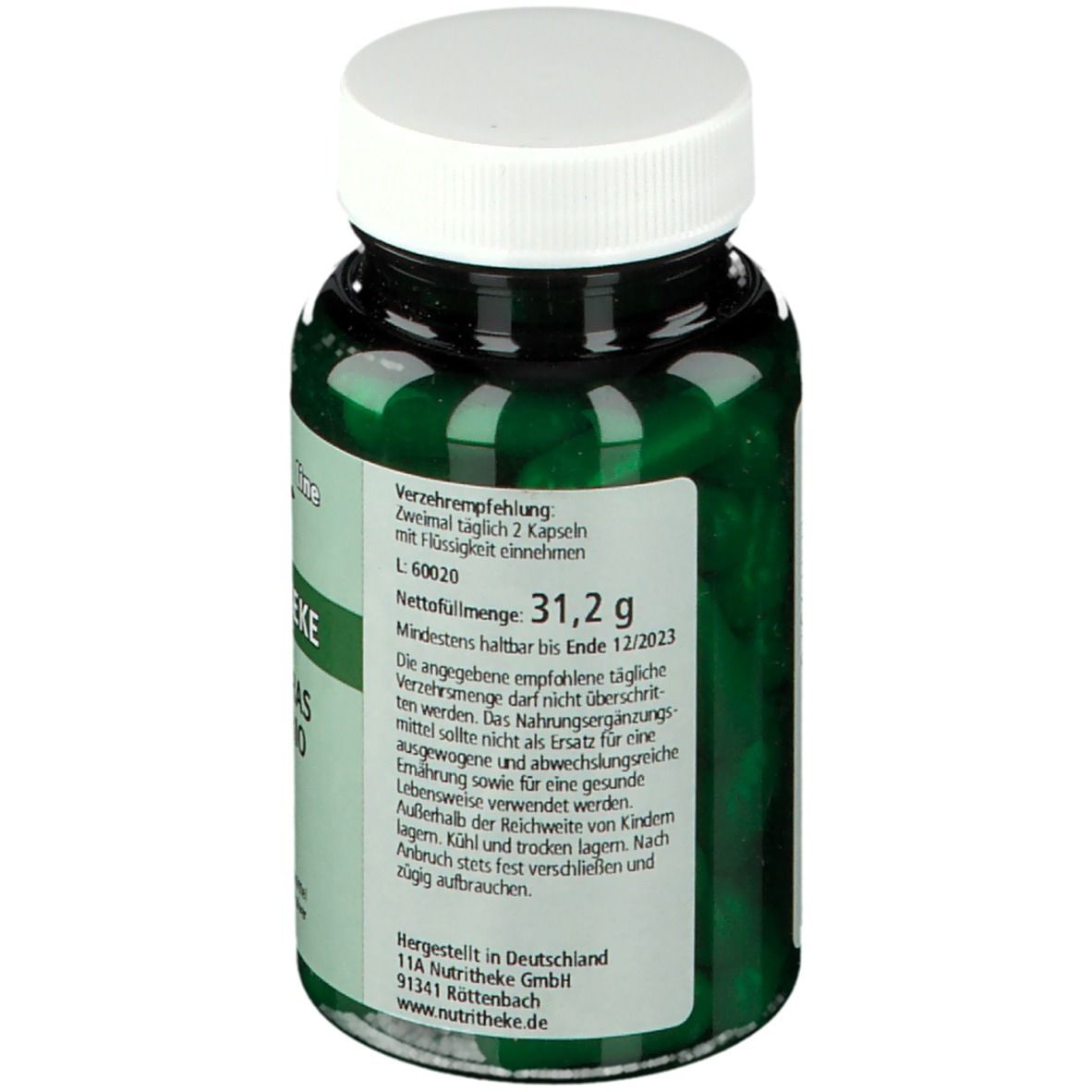 Weizengras 400 mg Bio Kapseln 60 St