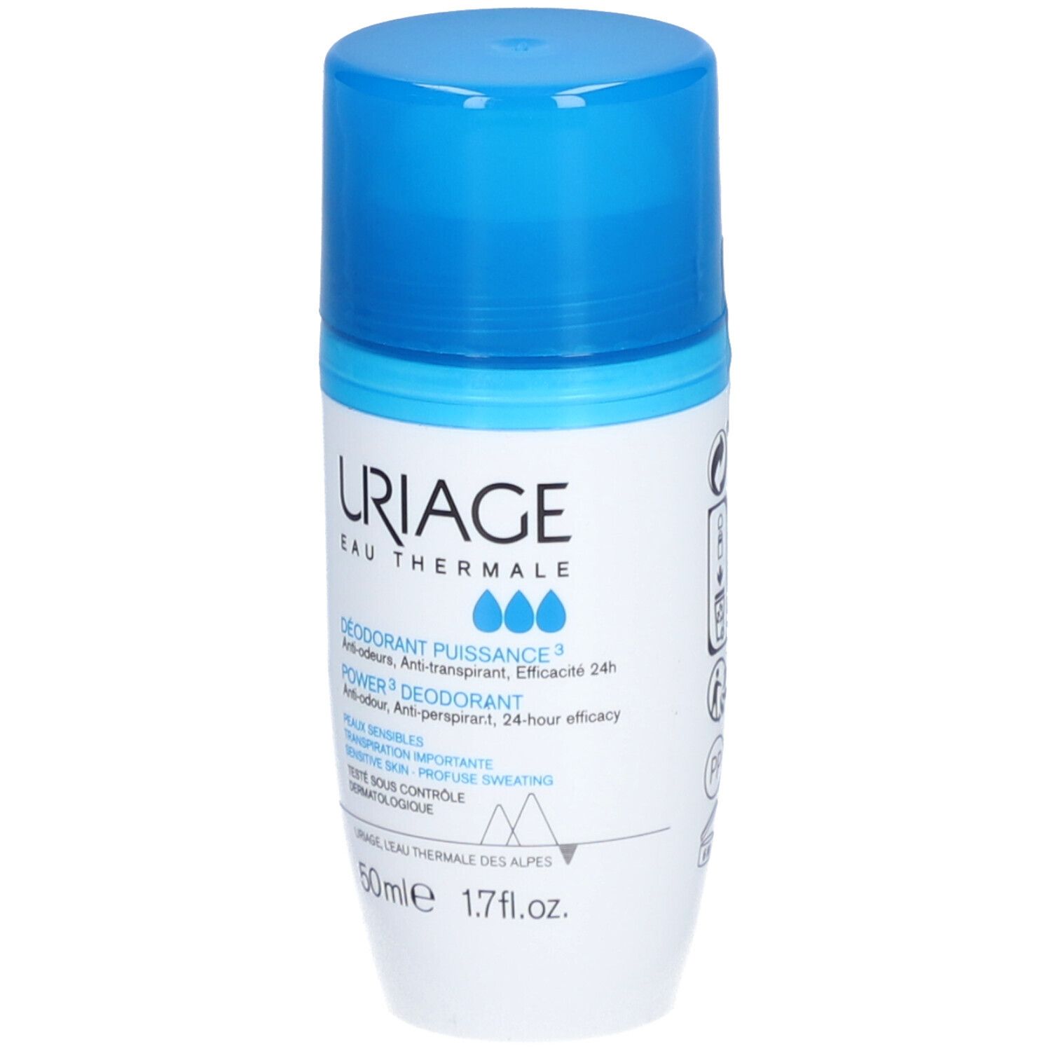 URIAGE DEODORANT POWER 3 ROLL-ON
