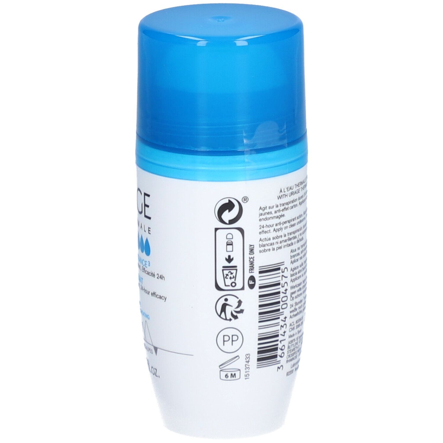 URIAGE DEODORANT POWER 3 ROLL-ON