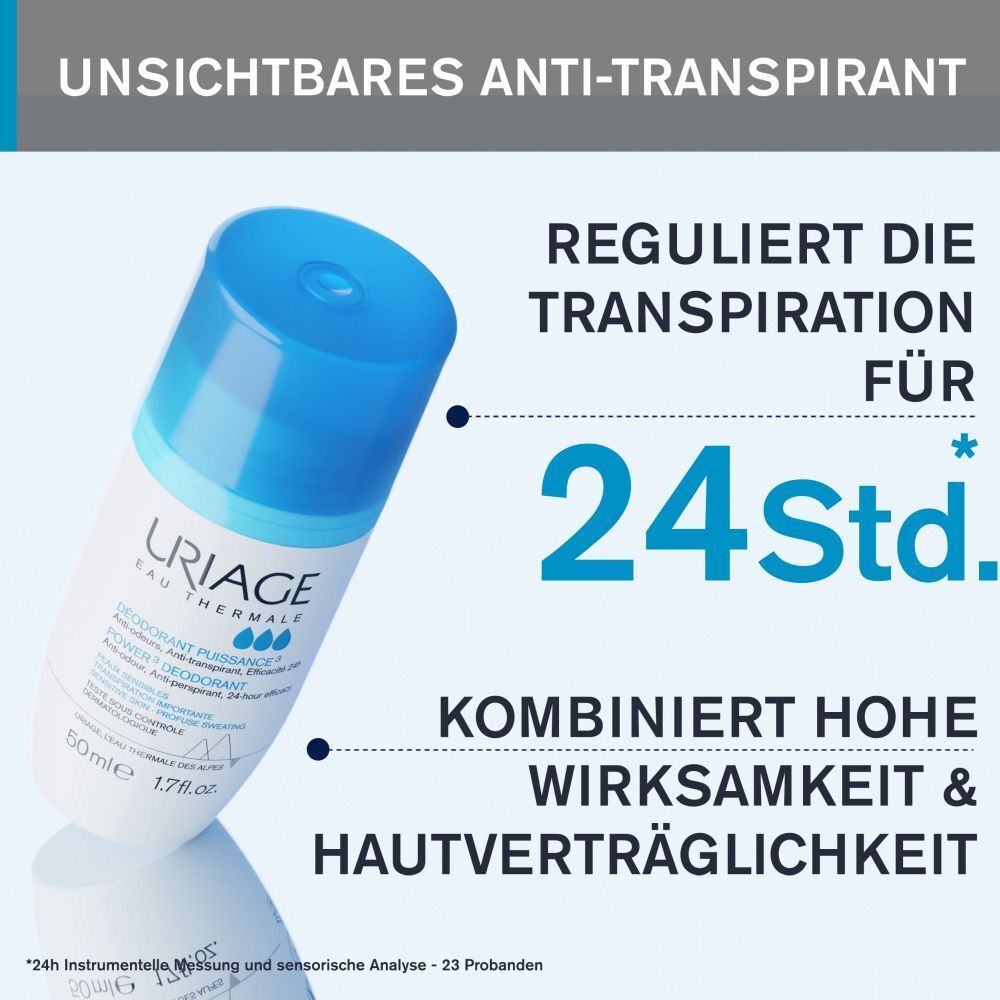 URIAGE DEODORANT POWER 3 ROLL-ON