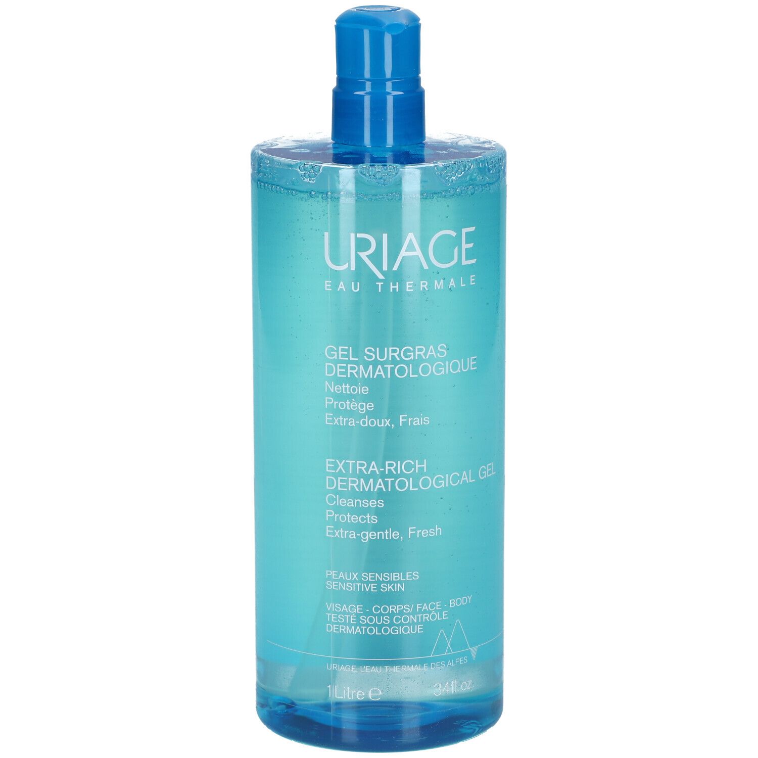 Mussvital Dermactive Dermatologisches Duschgel – 1000 Ml Mit PH 5.5 – Für Empfindliche Haut – Sanfte Reinigung