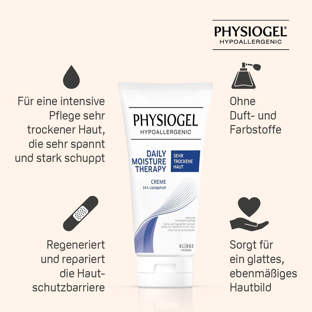 PHYSIOGEL® Daily Moisture Therapy Creme 75ml- sehr trockene Haut