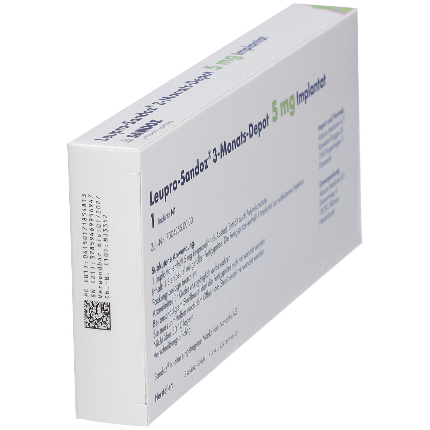 LEUPRO-Sandoz 3-Monats-Depot Implantat i.e.F.-Spr.