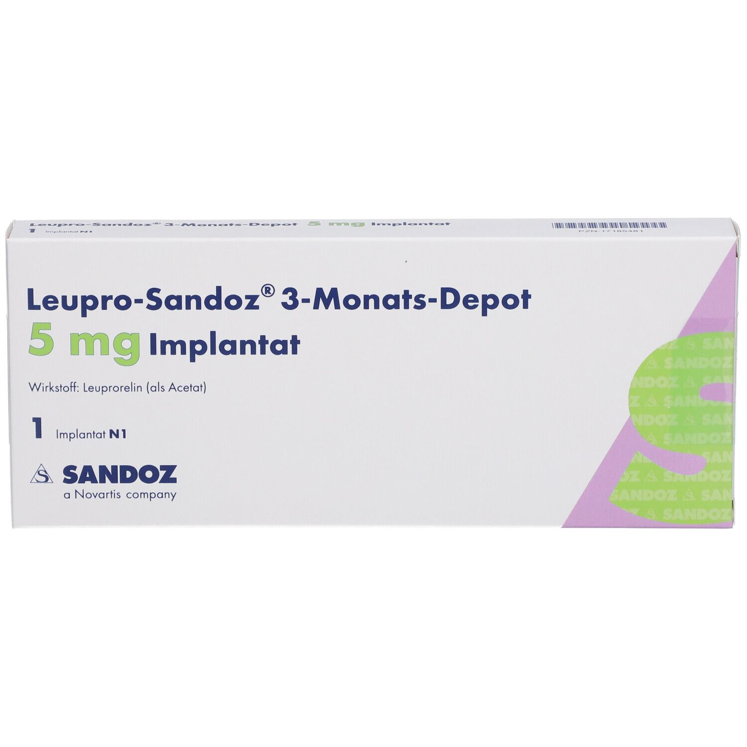 LEUPRO-Sandoz 3-Monats-Depot Implantat i.e.F.-Spr.