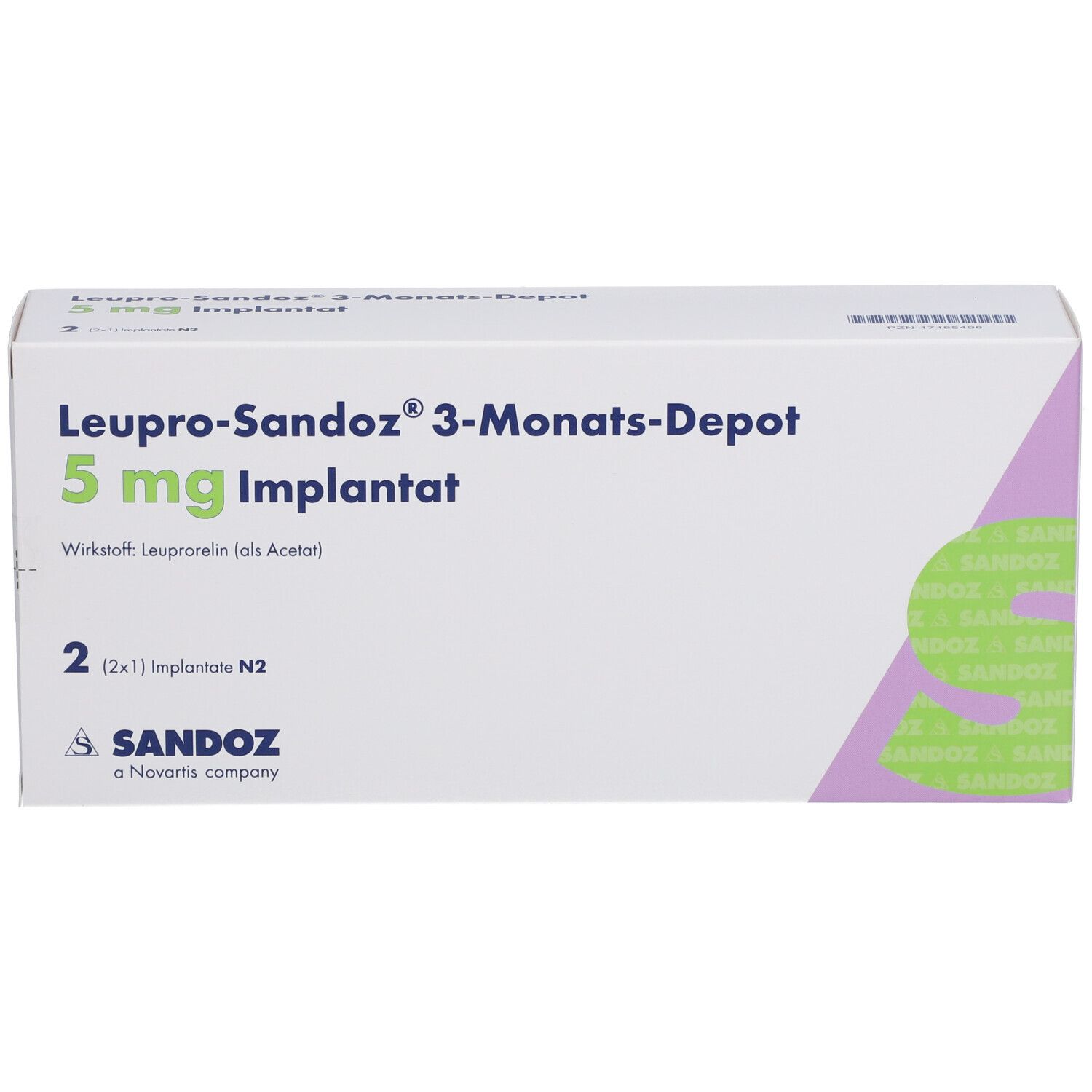 LEUPRO-Sandoz 3-Monats-Depot Implantat i.e.F.-Spr.