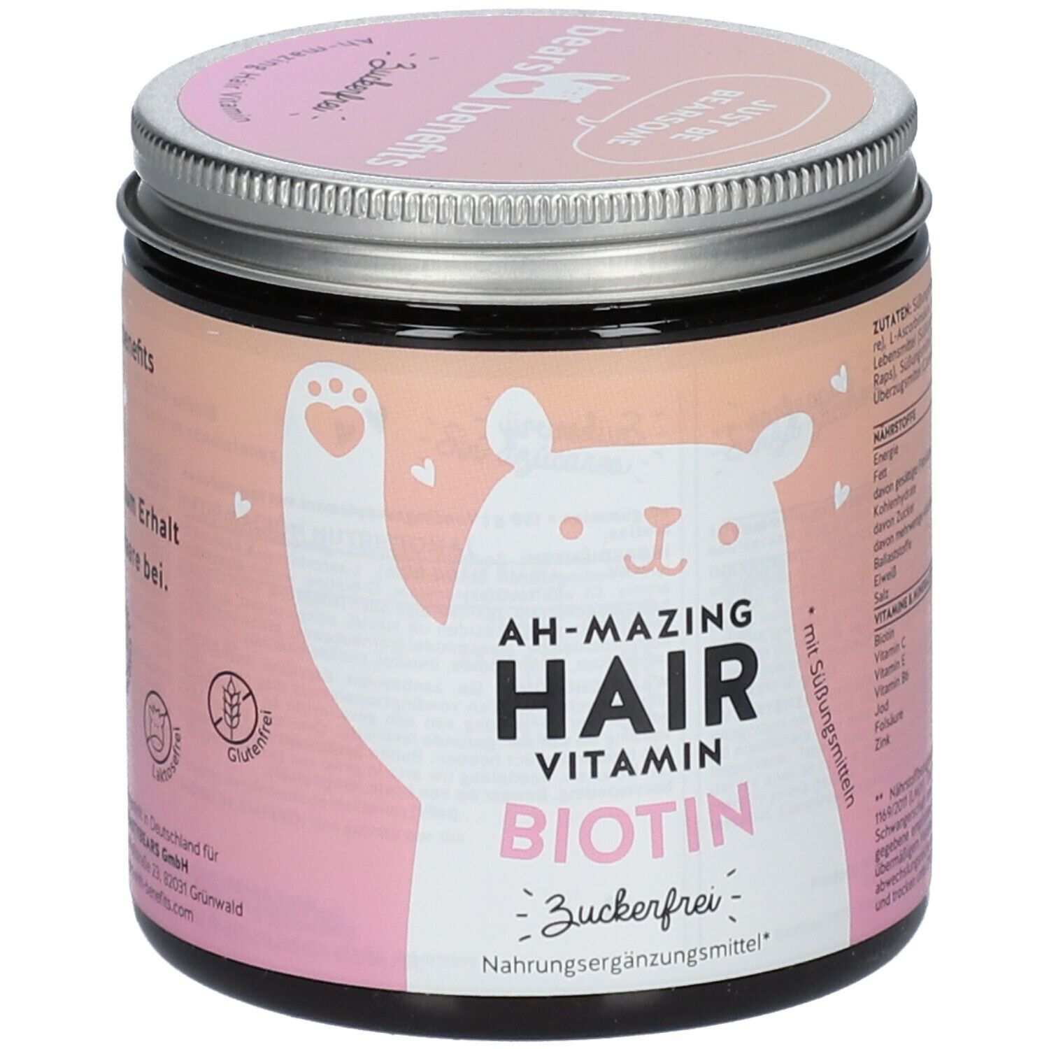 AH-MAZING Hair Vitamins Biotin zuckerfrei