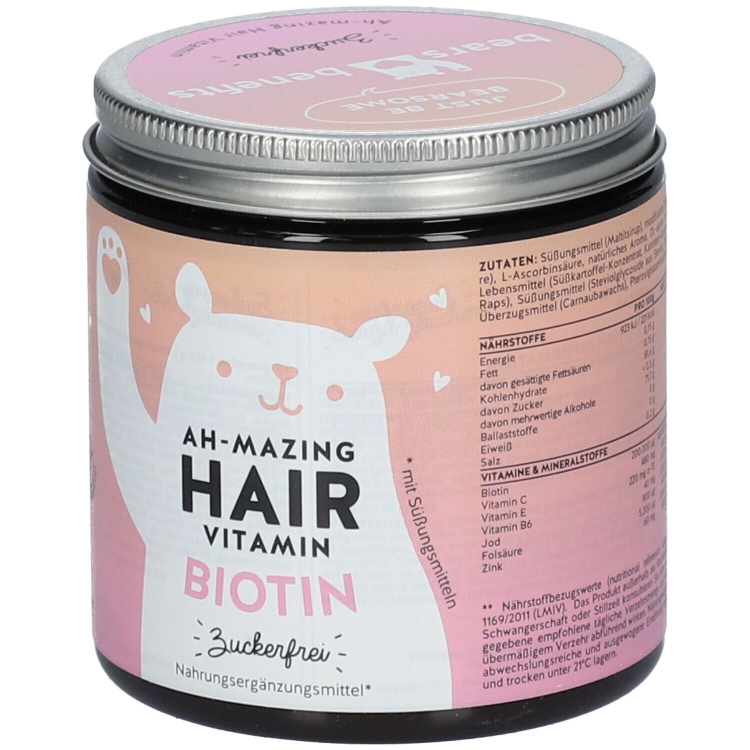 AHMAZING Hair Vitamins Biotin zuckerfrei 60 St Shop Apotheke