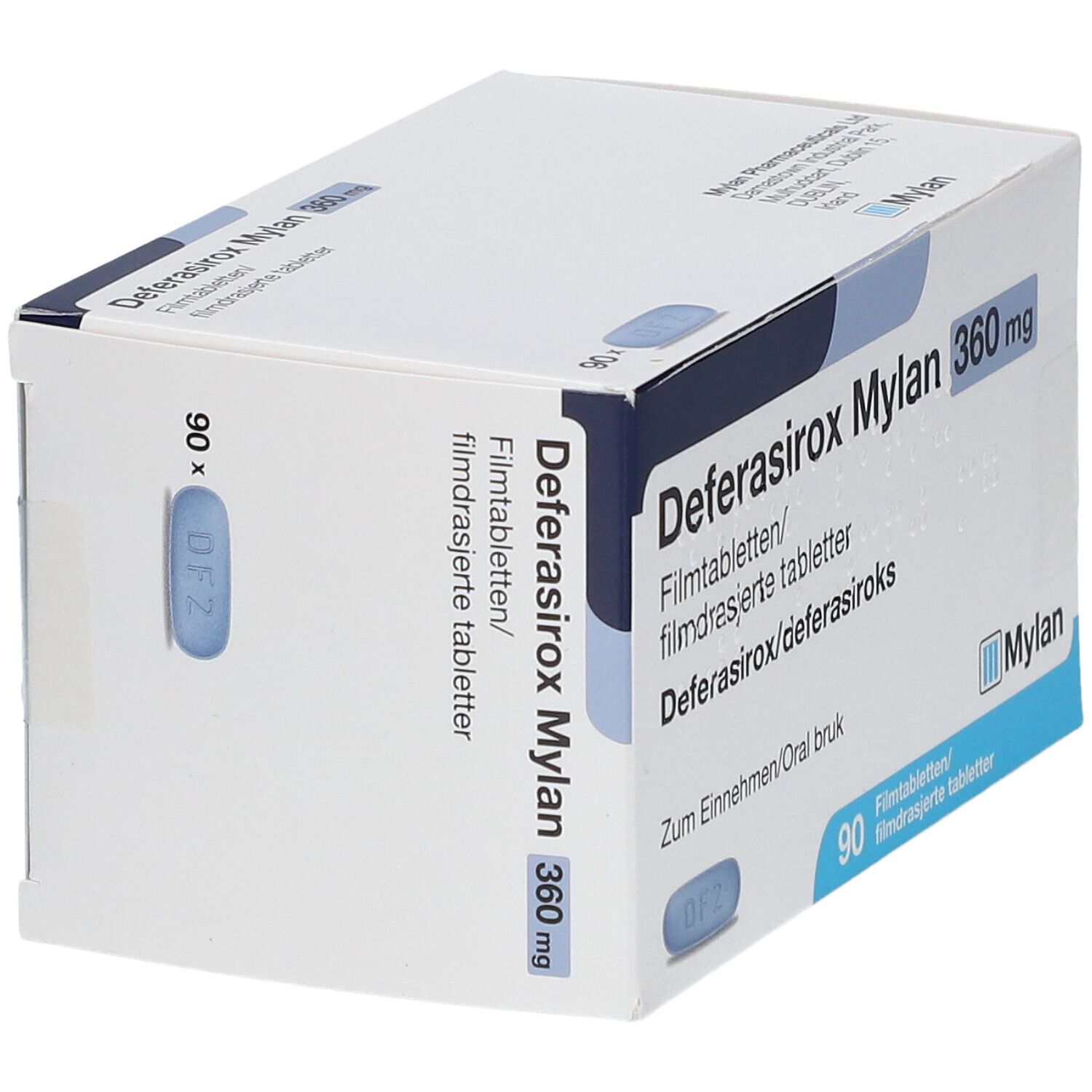 Deferasirox Mylan 360 mg Filmtabletten 30 St