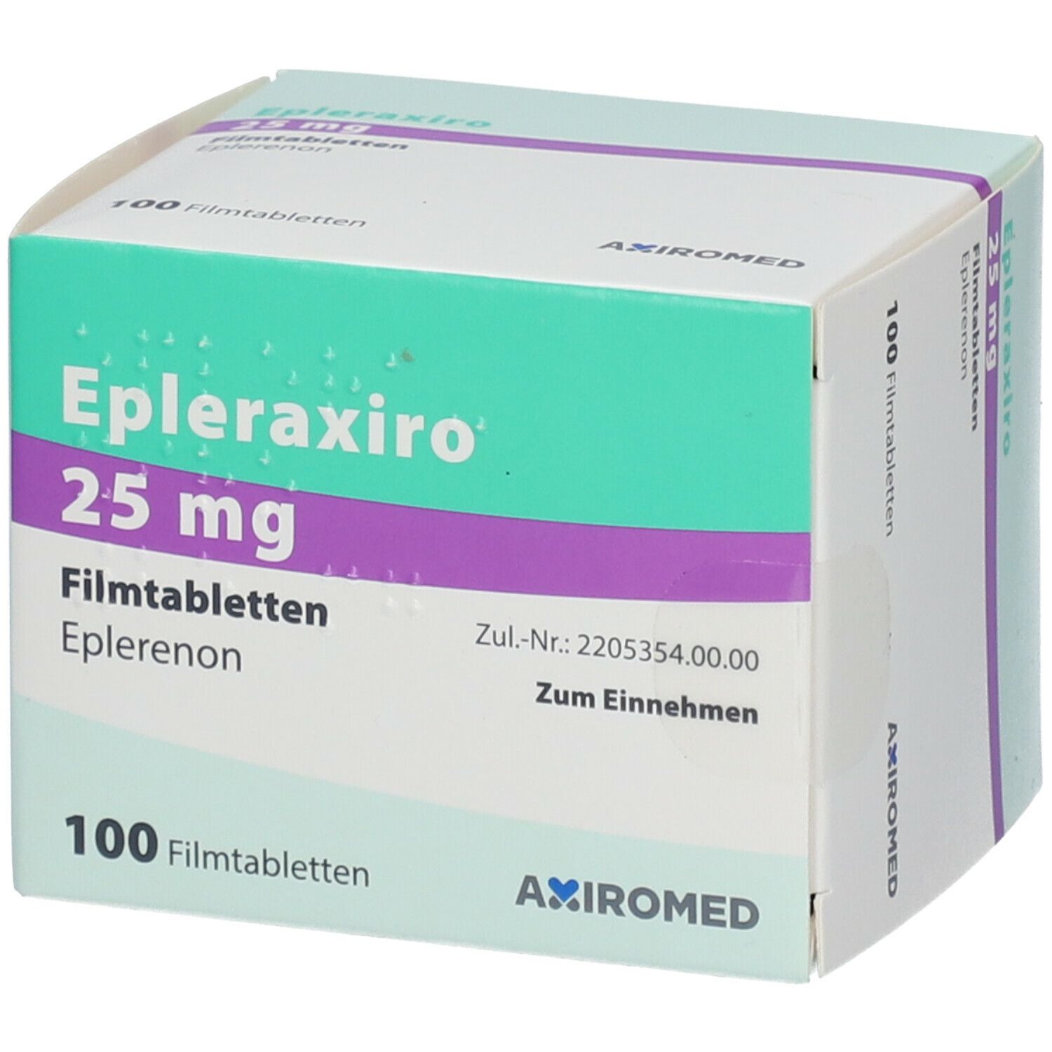 EPLERAXIRO 25 mg Filmtabletten
