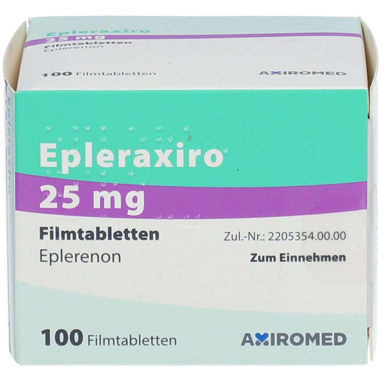 EPLERAXIRO 25 mg Filmtabletten