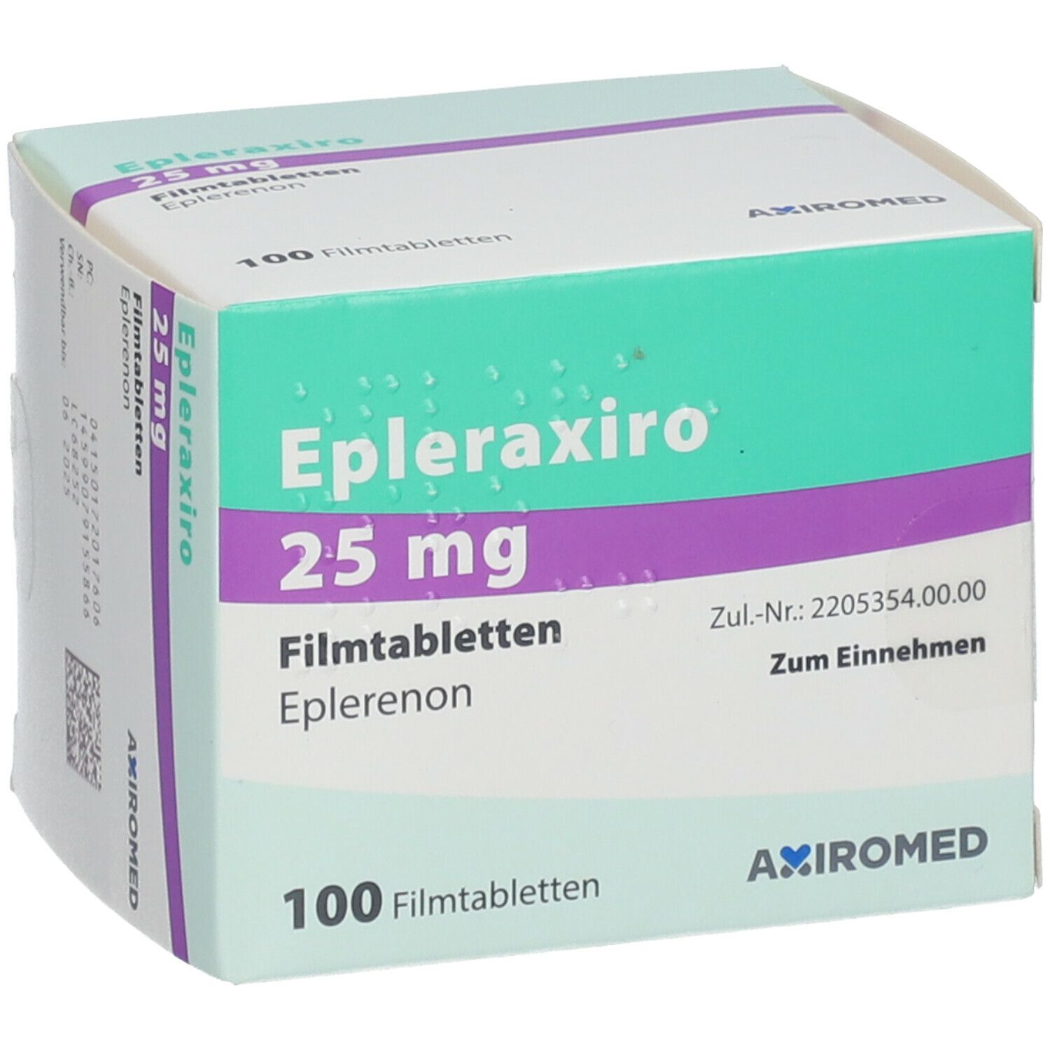 EPLERAXIRO 25 mg Filmtabletten
