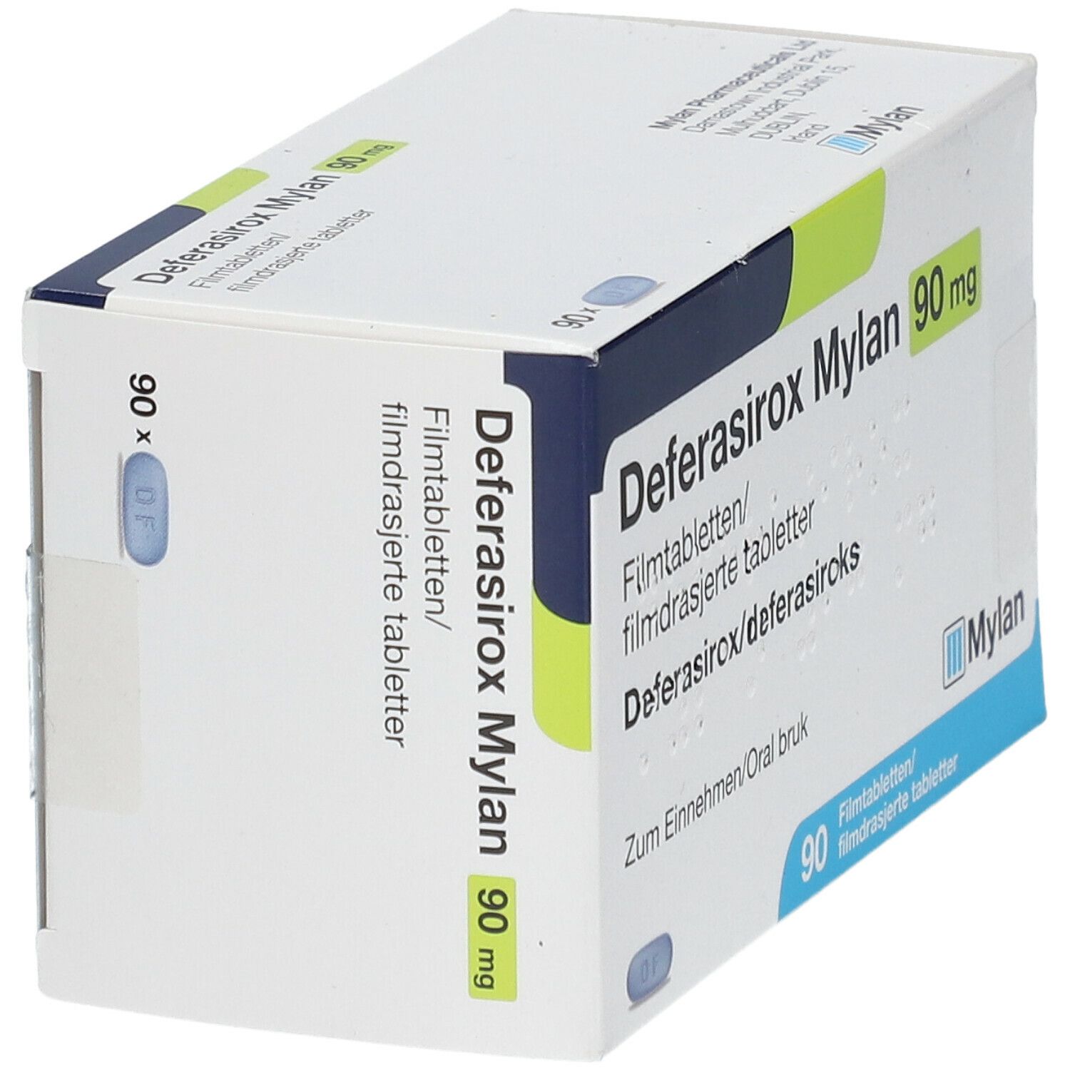 Deferasirox Mylan 90 mg Filmtabletten St