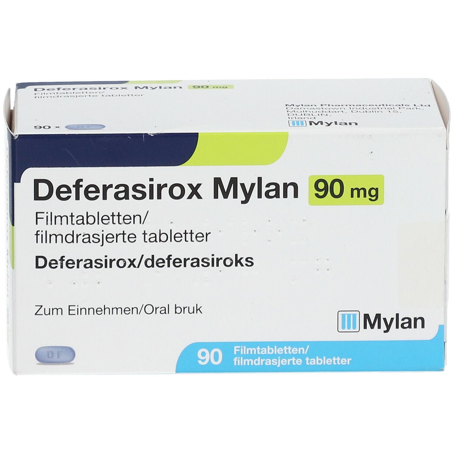 DEFERASIROX Mylan 90 mg Filmtabletten