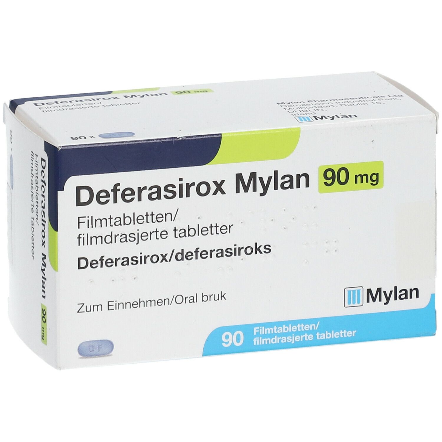 DEFERASIROX Mylan 90 mg Filmtabletten