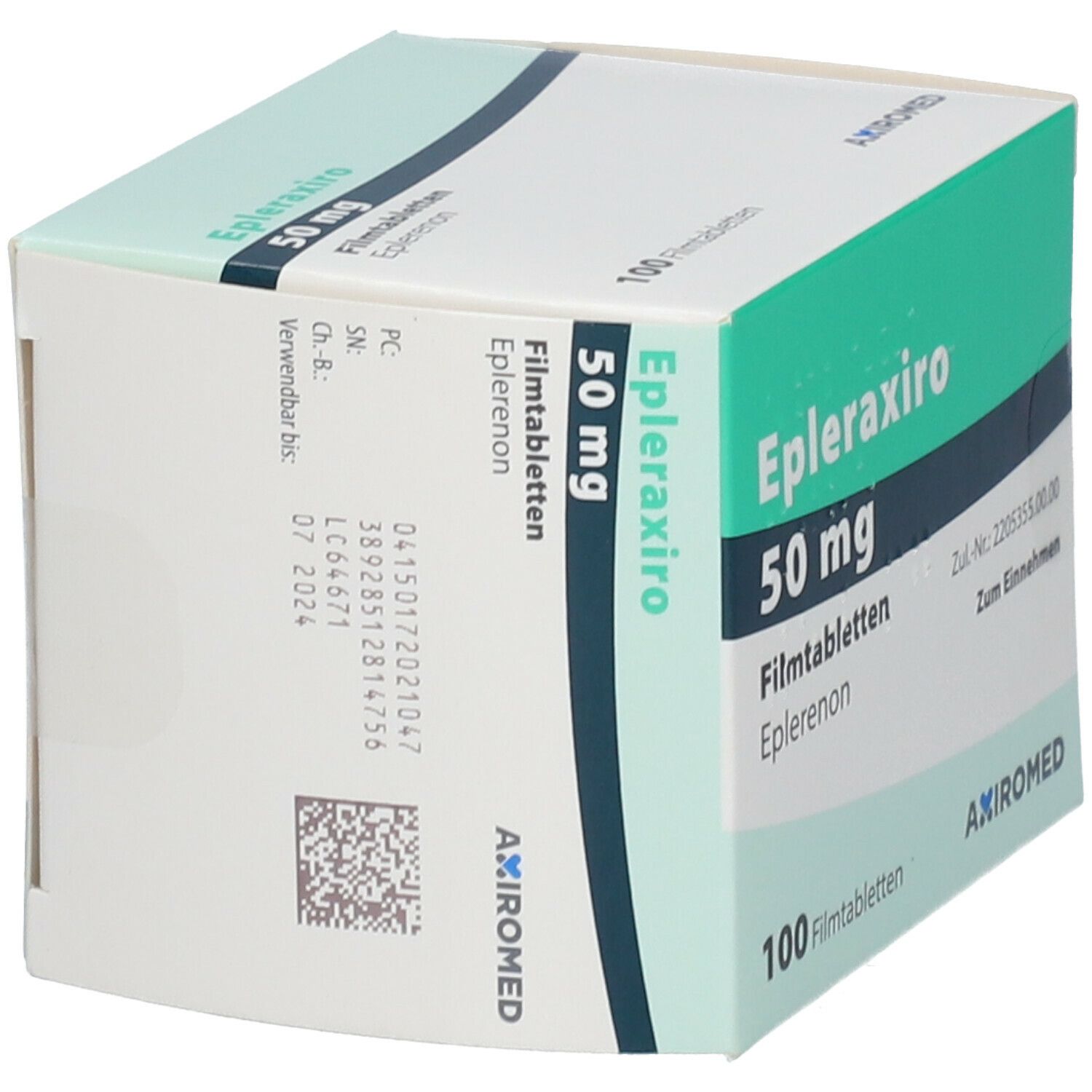 Epleraxiro 50 mg Filmtabletten 100 St