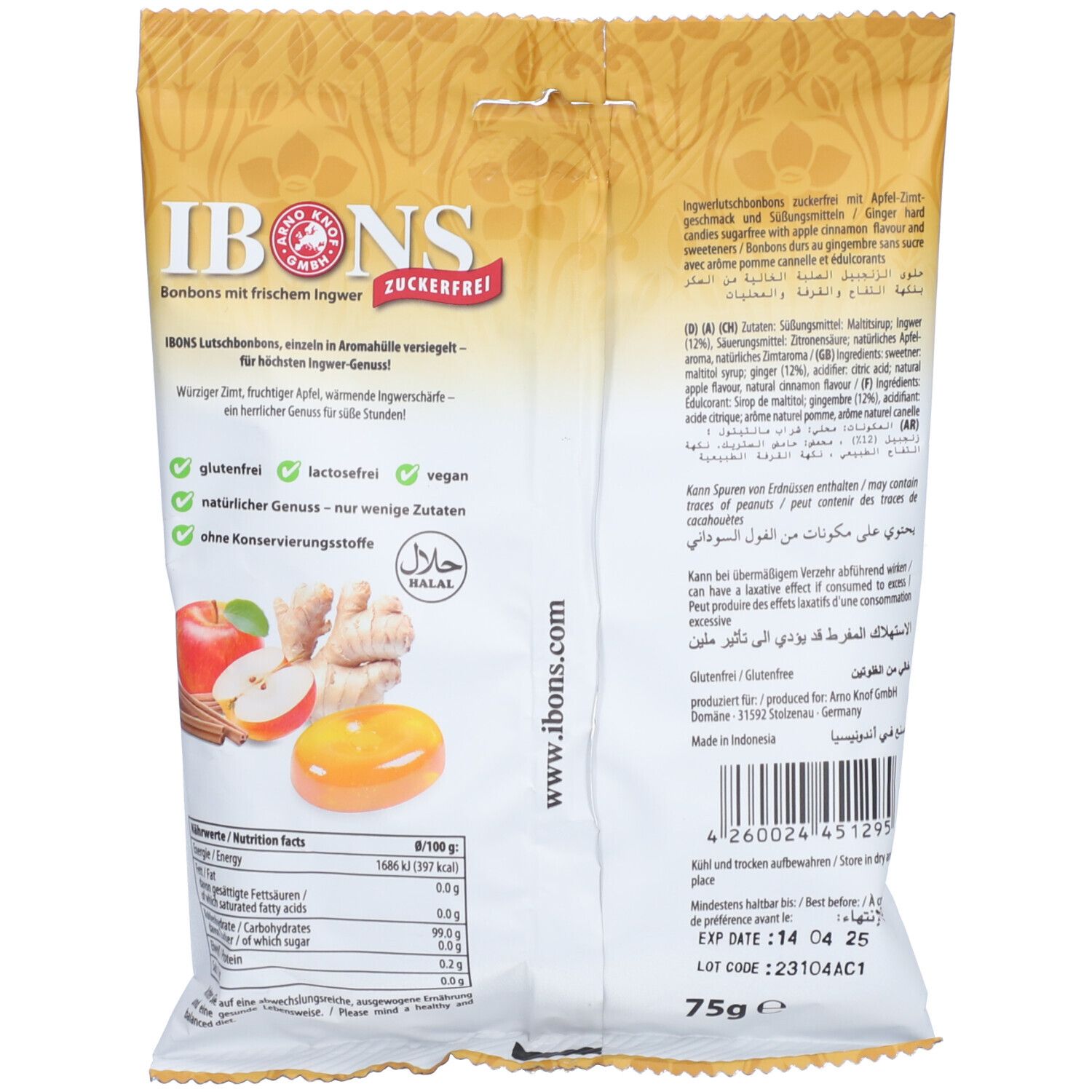 IBONS® Ingwer-Apfel-Zimt