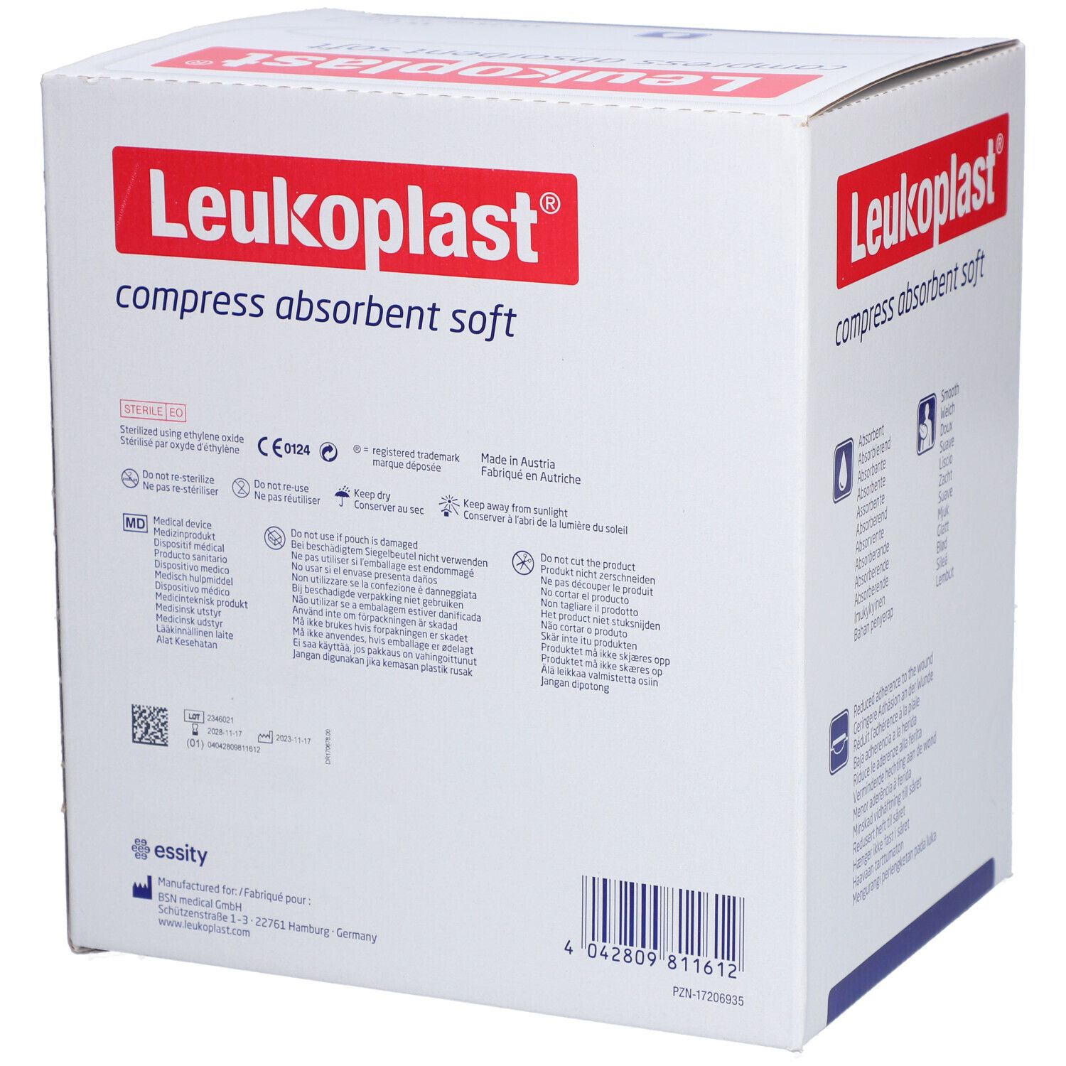 Leukoplast® compress absorbent soft