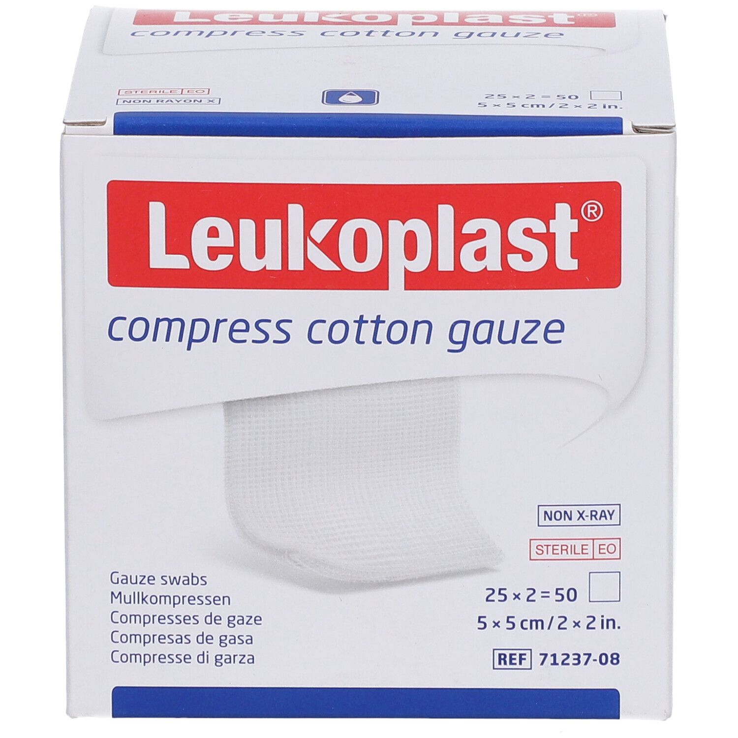 Leukoplast® compress Cottone Gaze 5 x 5 cm steril