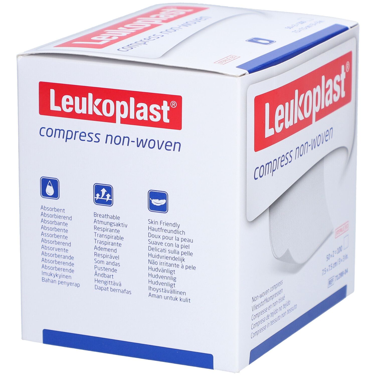 Leukoplast® Vliesstoffkompressen 7,5 cm x 7,5 cm