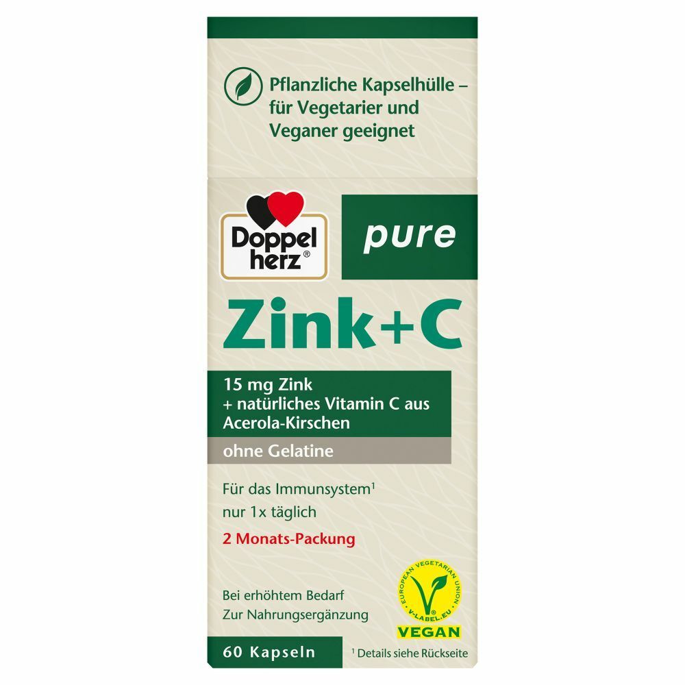 Doppelherz® pure Zink + C