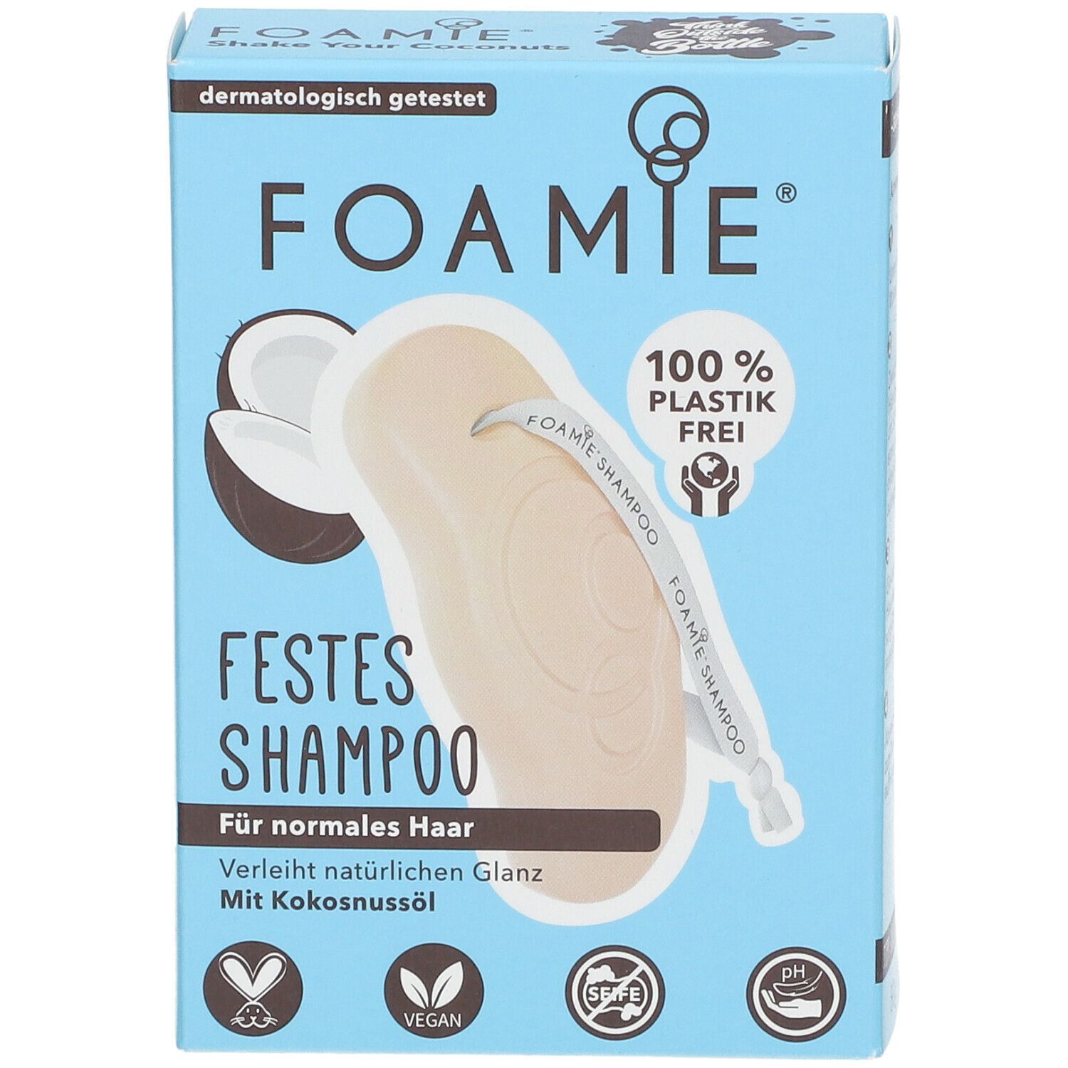 FOAMIE® Festes Shampoo Kokosnuss