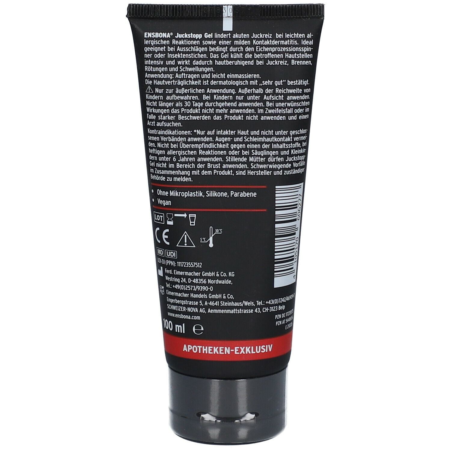 Juckstopp Kühlgel Ensbona Tube 100 ml Gel