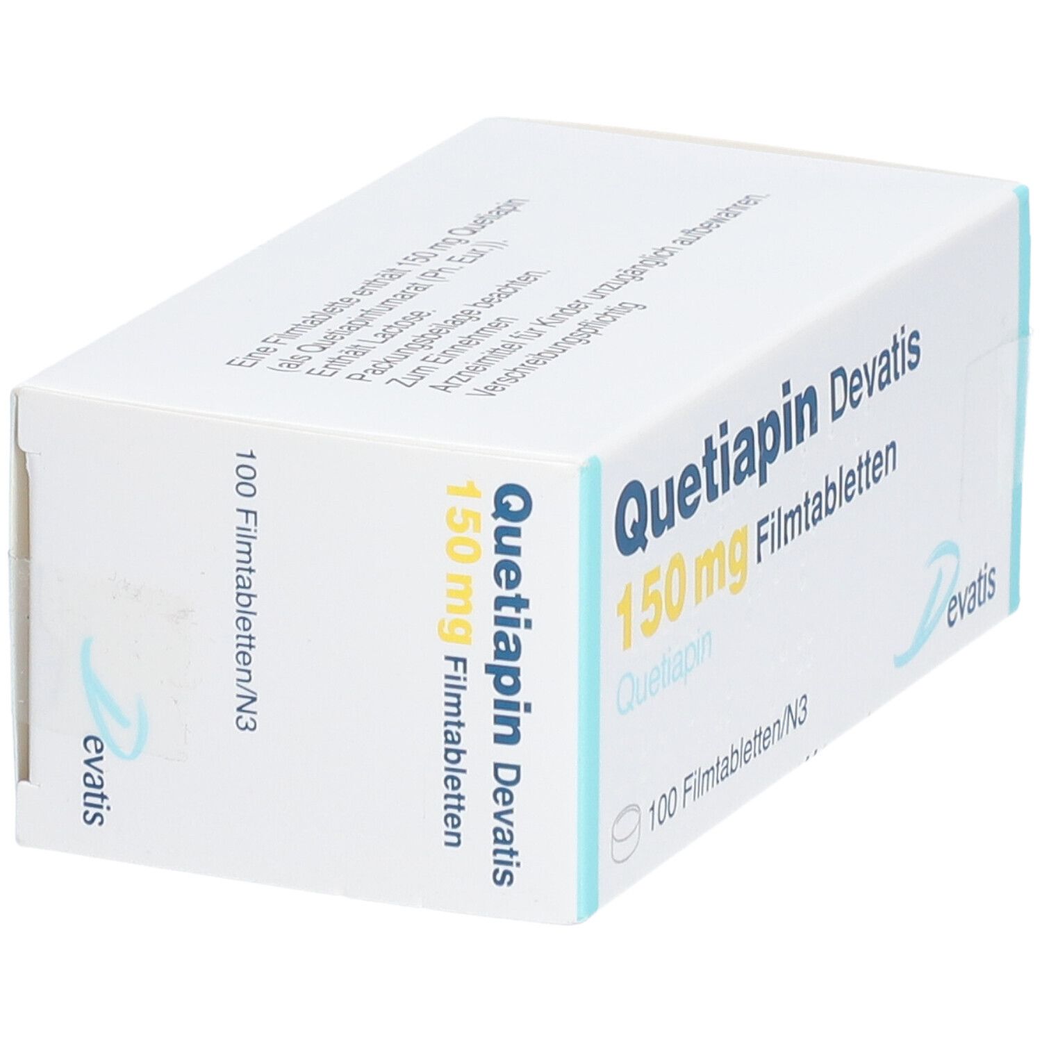 Quetiapin Devatis 400 mg Filmtabletten 100 St