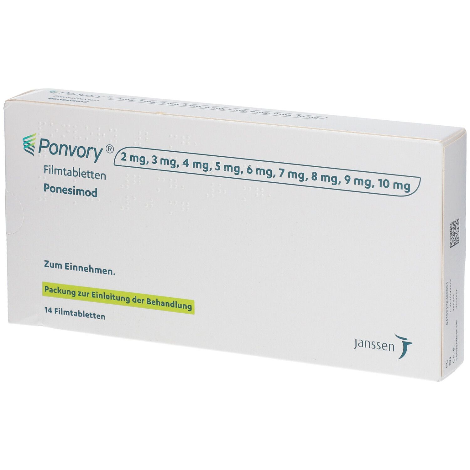 Ponvory Packung Zur Einleitung Der Behandlung