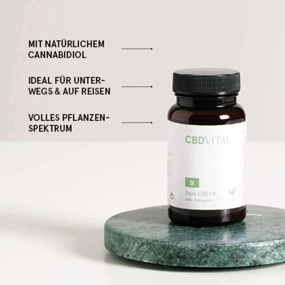 CBD Vital Pure 9 5% Kapseln 60 St