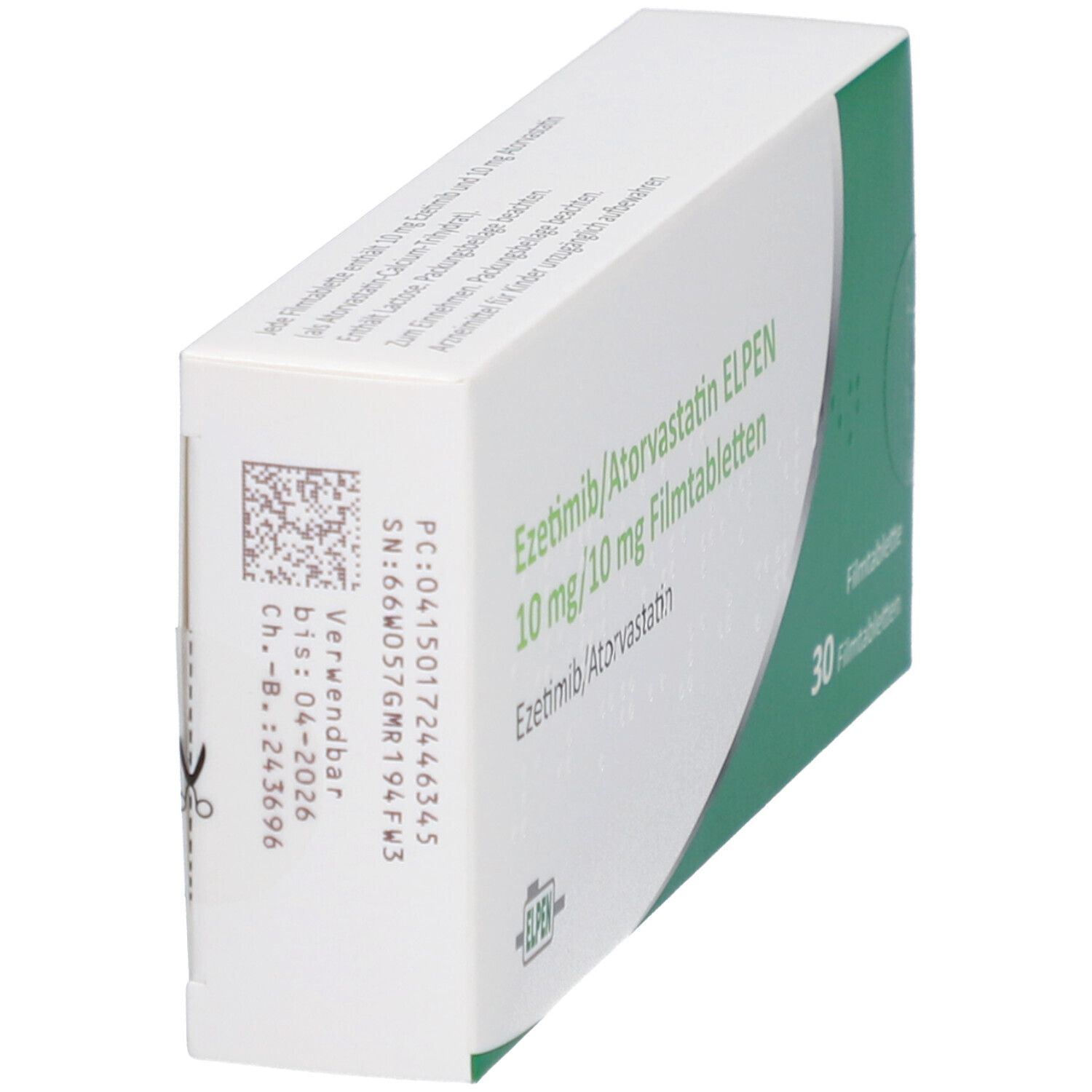 EZETIMIB/Atorvastatin ELPEN 10 mg/10 mg Filmtabl.