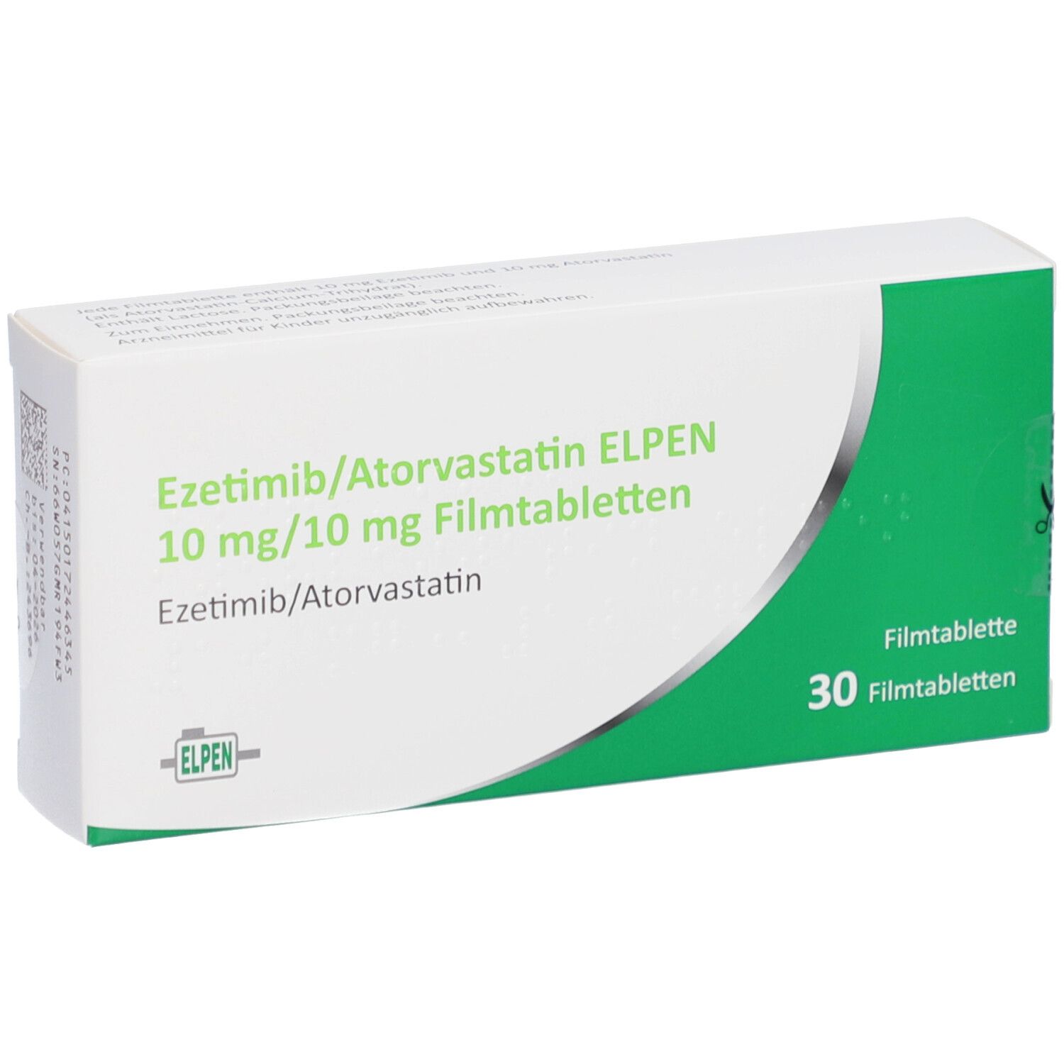 EZETIMIB/Atorvastatin ELPEN 10 mg/10 mg Filmtabl.