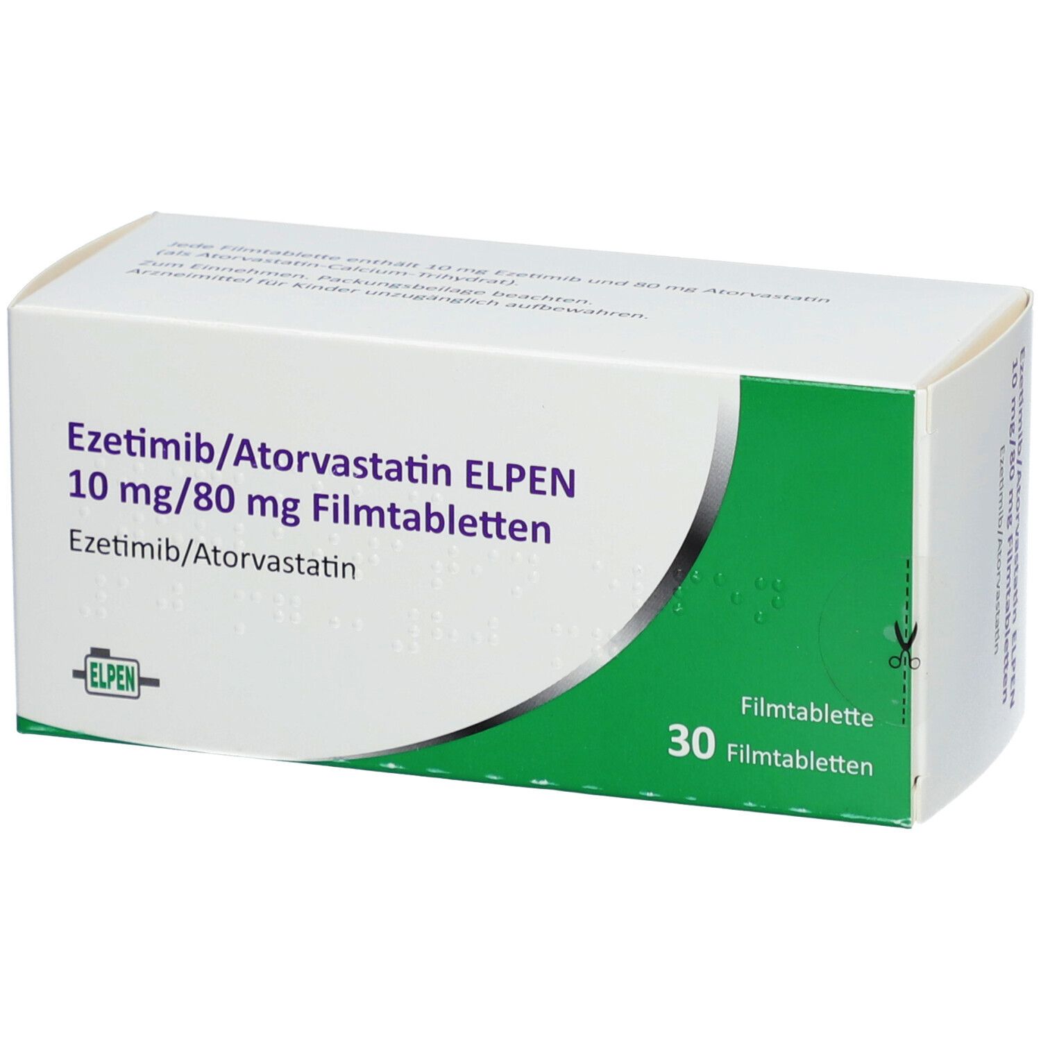 EZETIMIB/Atorvastatin ELPEN 10 mg/80 mg Filmtabl.