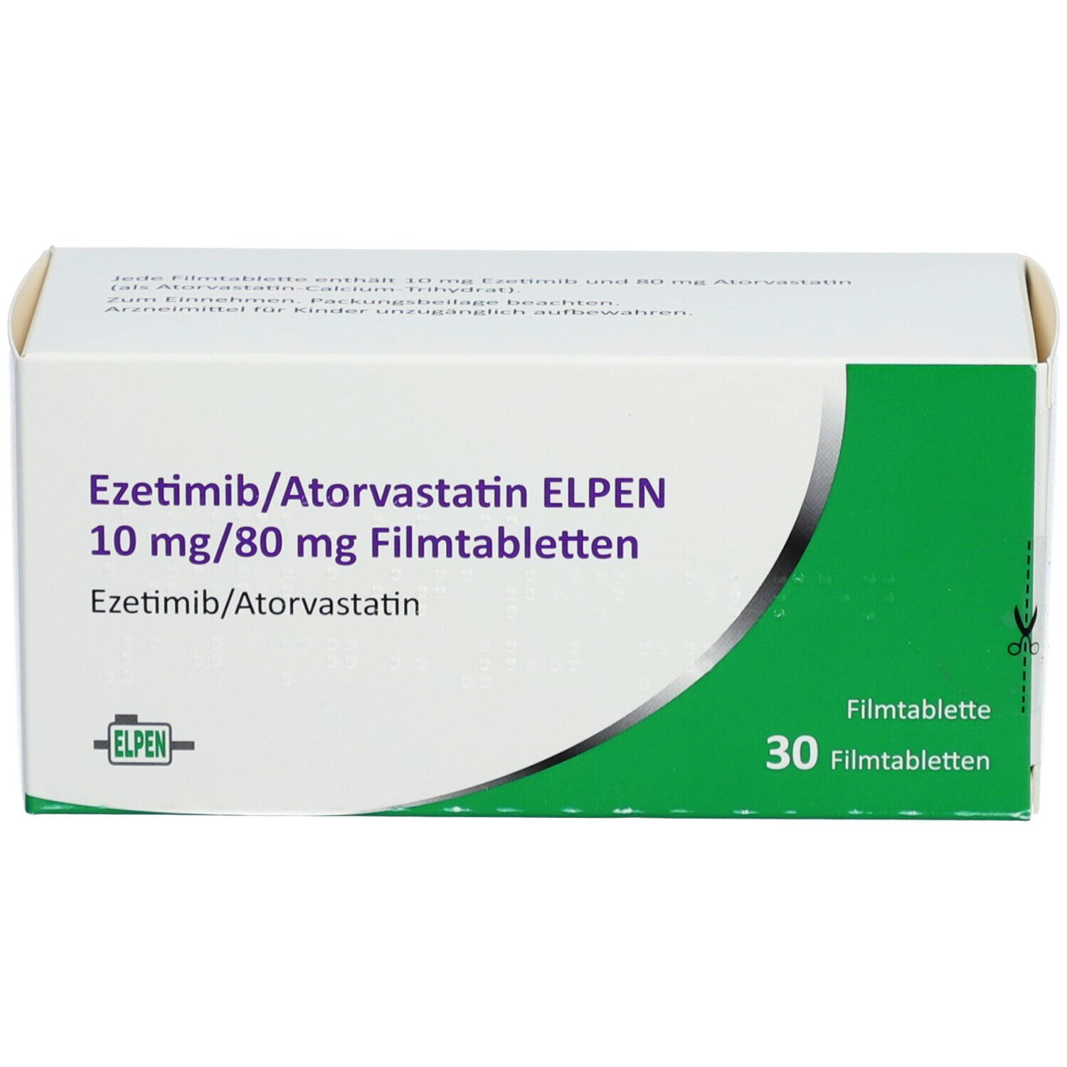 EZETIMIB/Atorvastatin ELPEN 10 mg/80 mg Filmtabl.