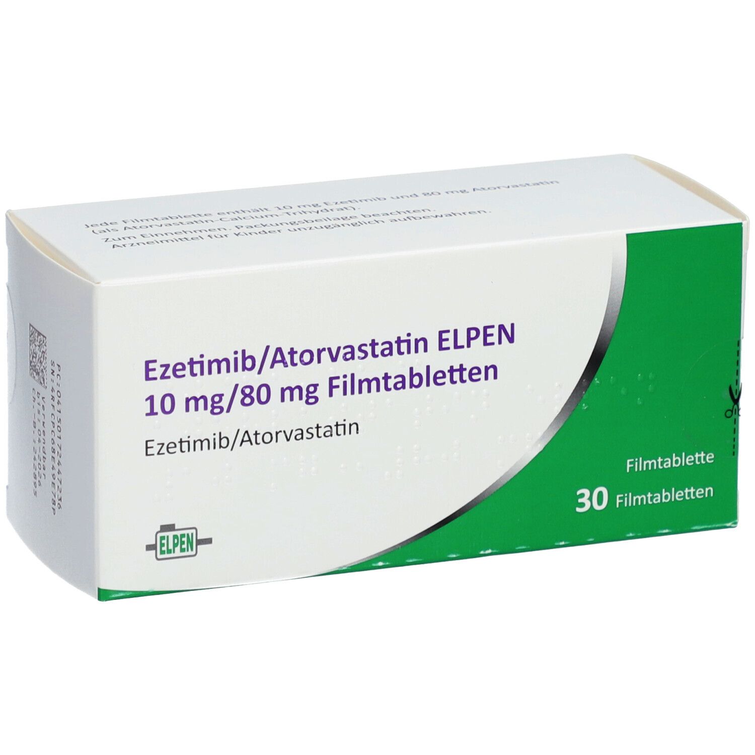 EZETIMIB/Atorvastatin ELPEN 10 mg/80 mg Filmtabl.