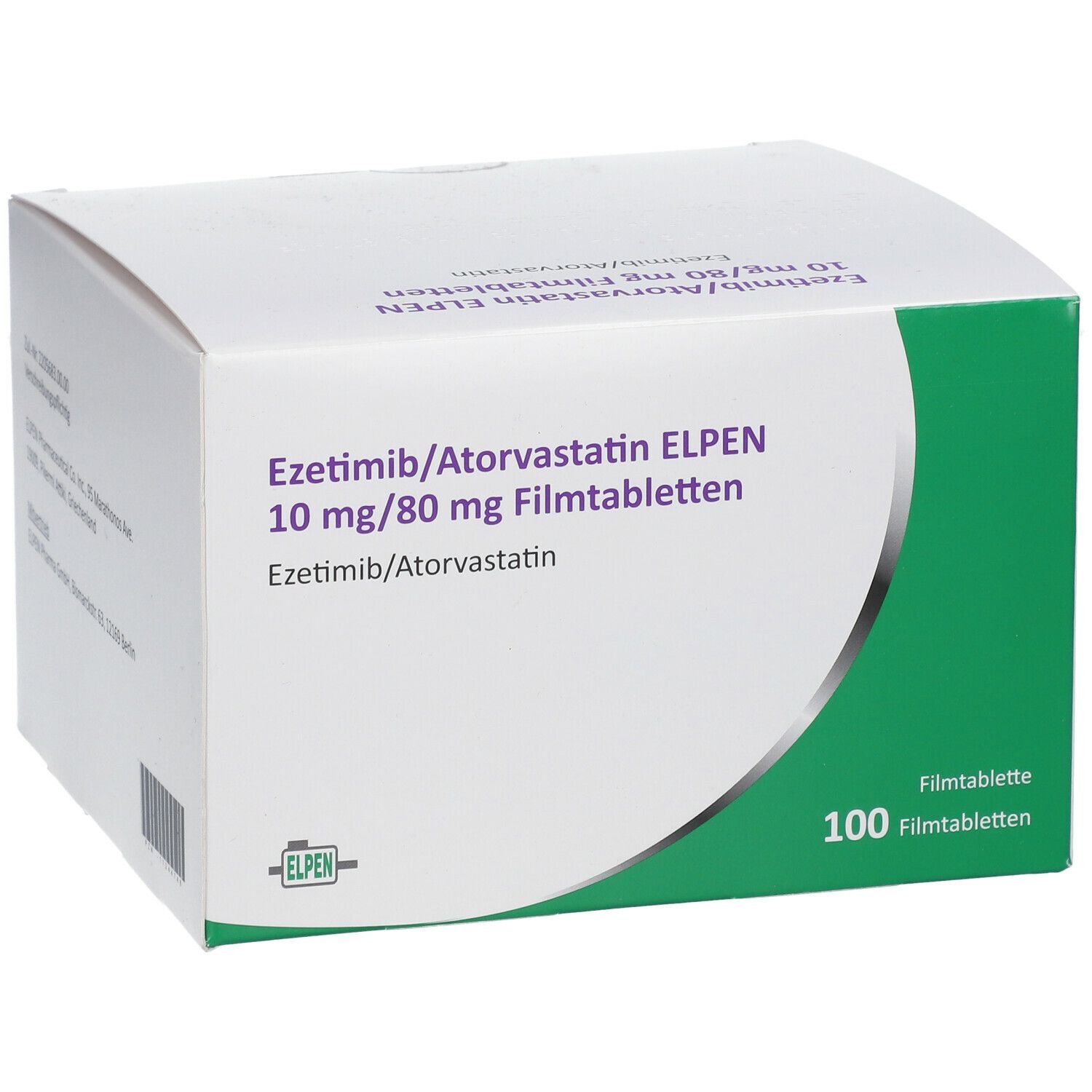 EZETIMIB/Atorvastatin ELPEN 10 mg/80 mg Filmtabl.