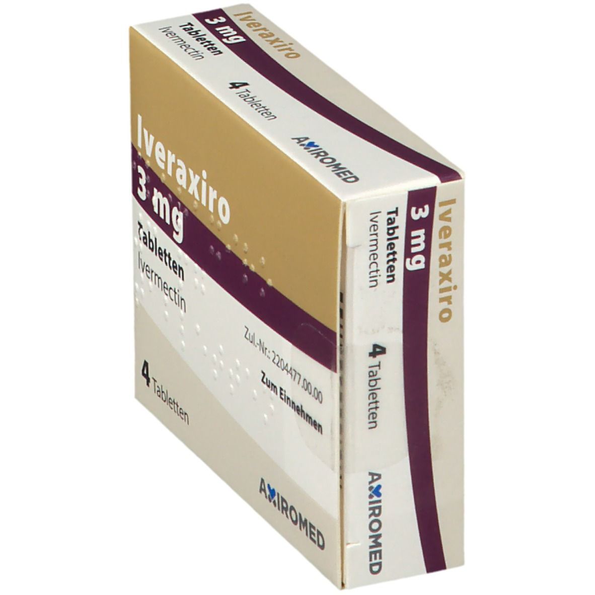 Iveraxiro 3 mg Tabletten 4 St