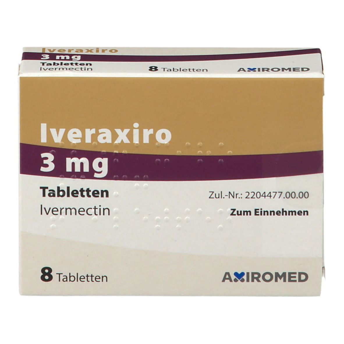 IVERAXIRO 3 mg Tabletten