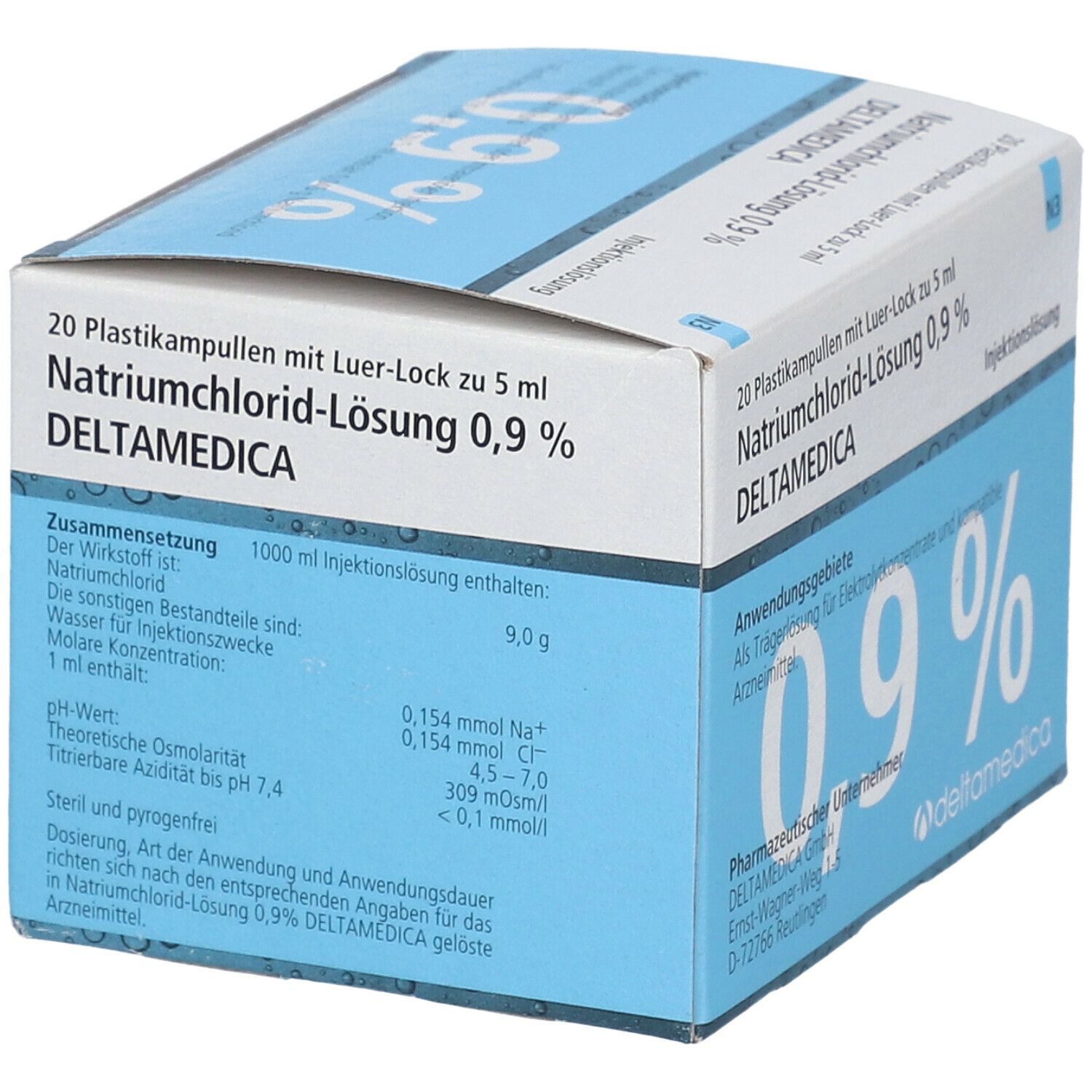 Isotonische Natriumchlorid-Lösung 0,9 % DELTAMEDICA
