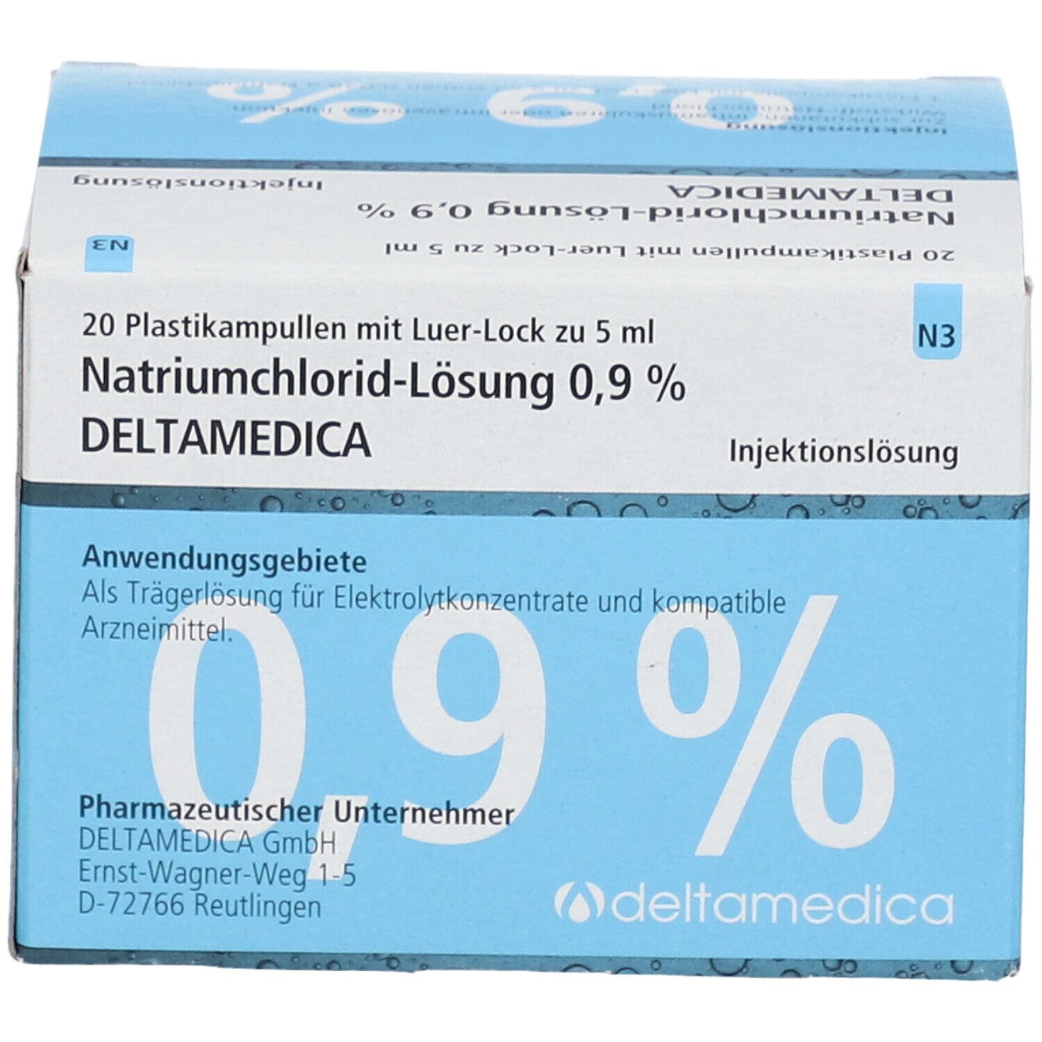 Isotonische Natriumchlorid-Lösung 0,9 % DELTAMEDICA