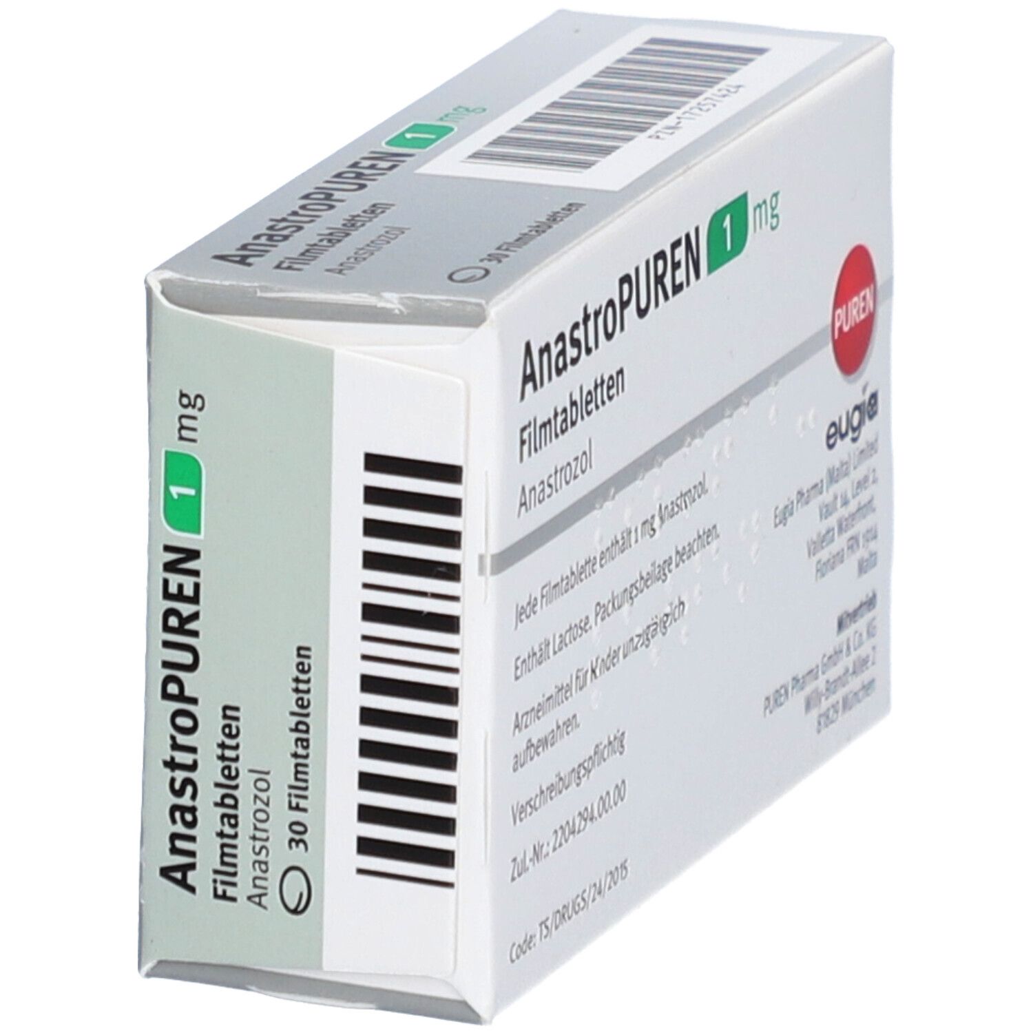 ANASTROPUREN 1 mg Filmtabletten