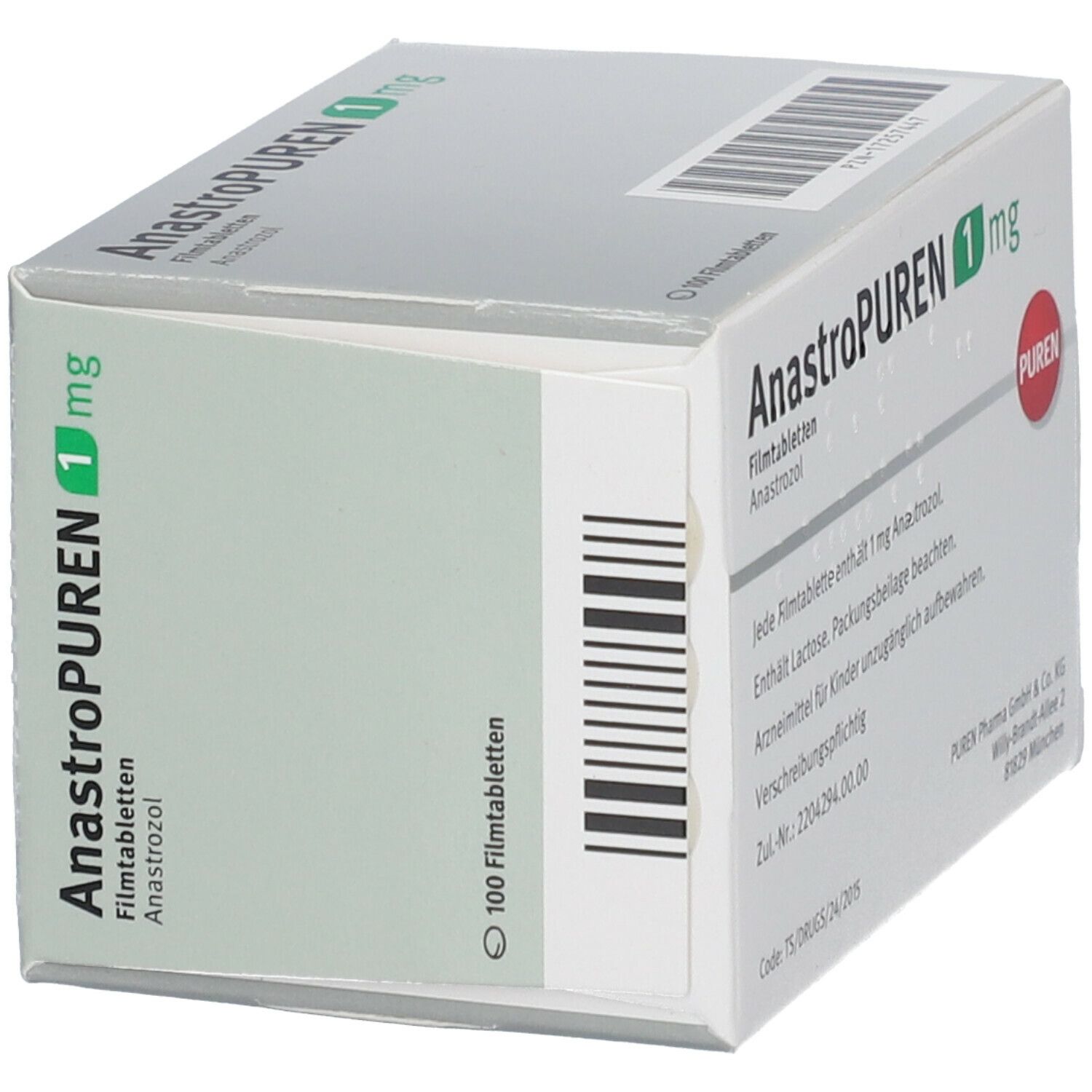 ANASTROPUREN 1 mg Filmtabletten