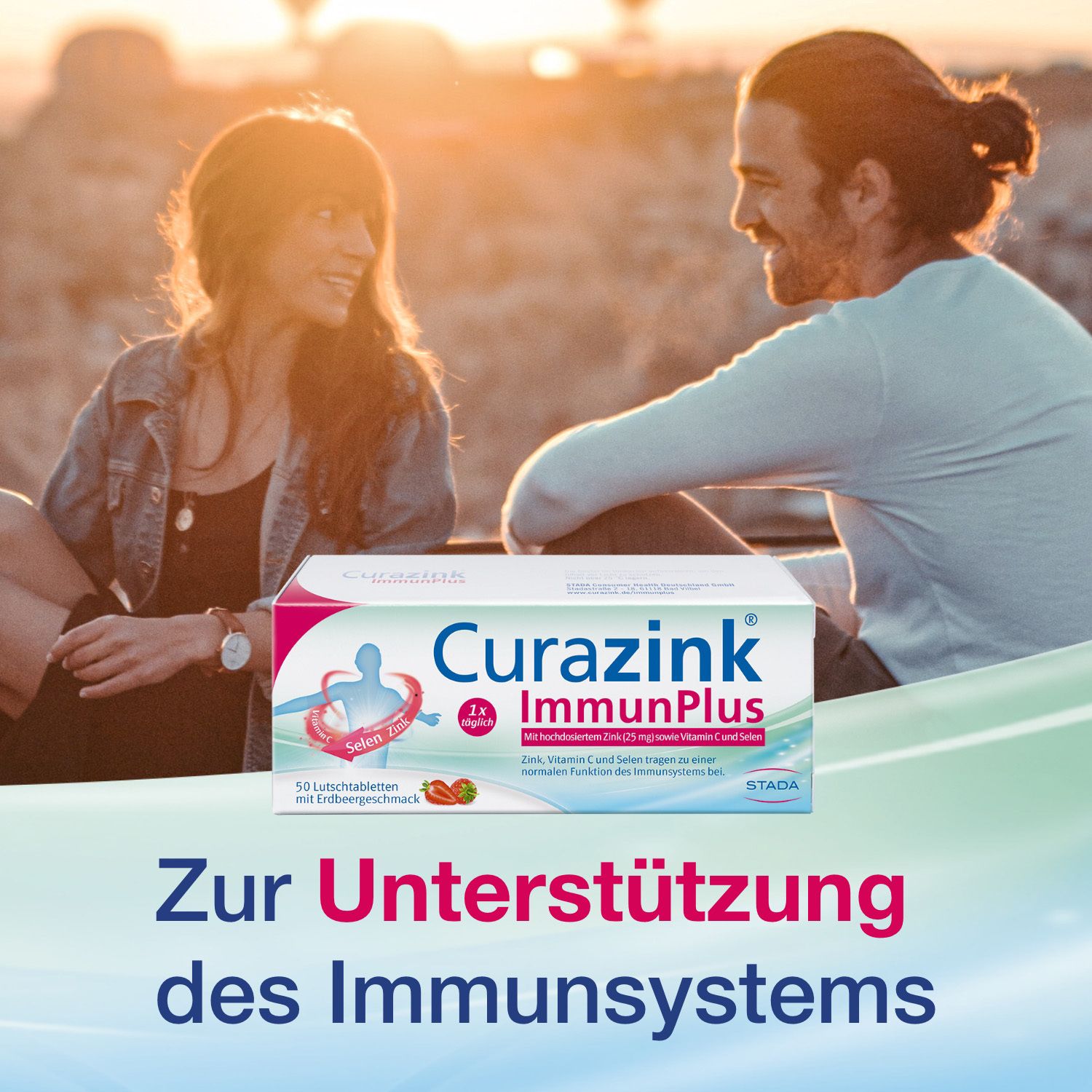 Curazink® ImmunPlus – Veganes Nahrungsergänzungsmittel zur Unterstützung des Immunsystems, Zink-Histidin-Dihydrat