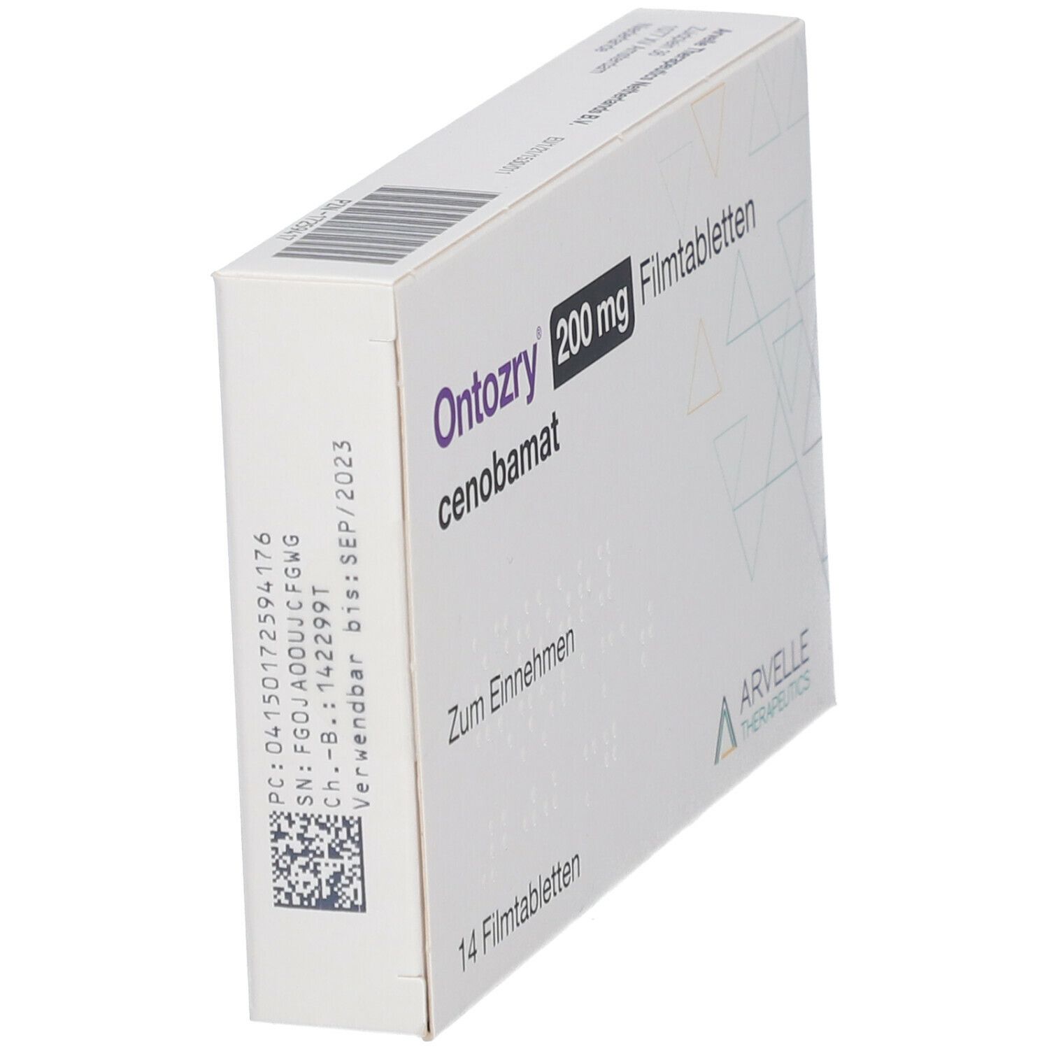 Ontozry 200 mg Filmtabletten 14 St