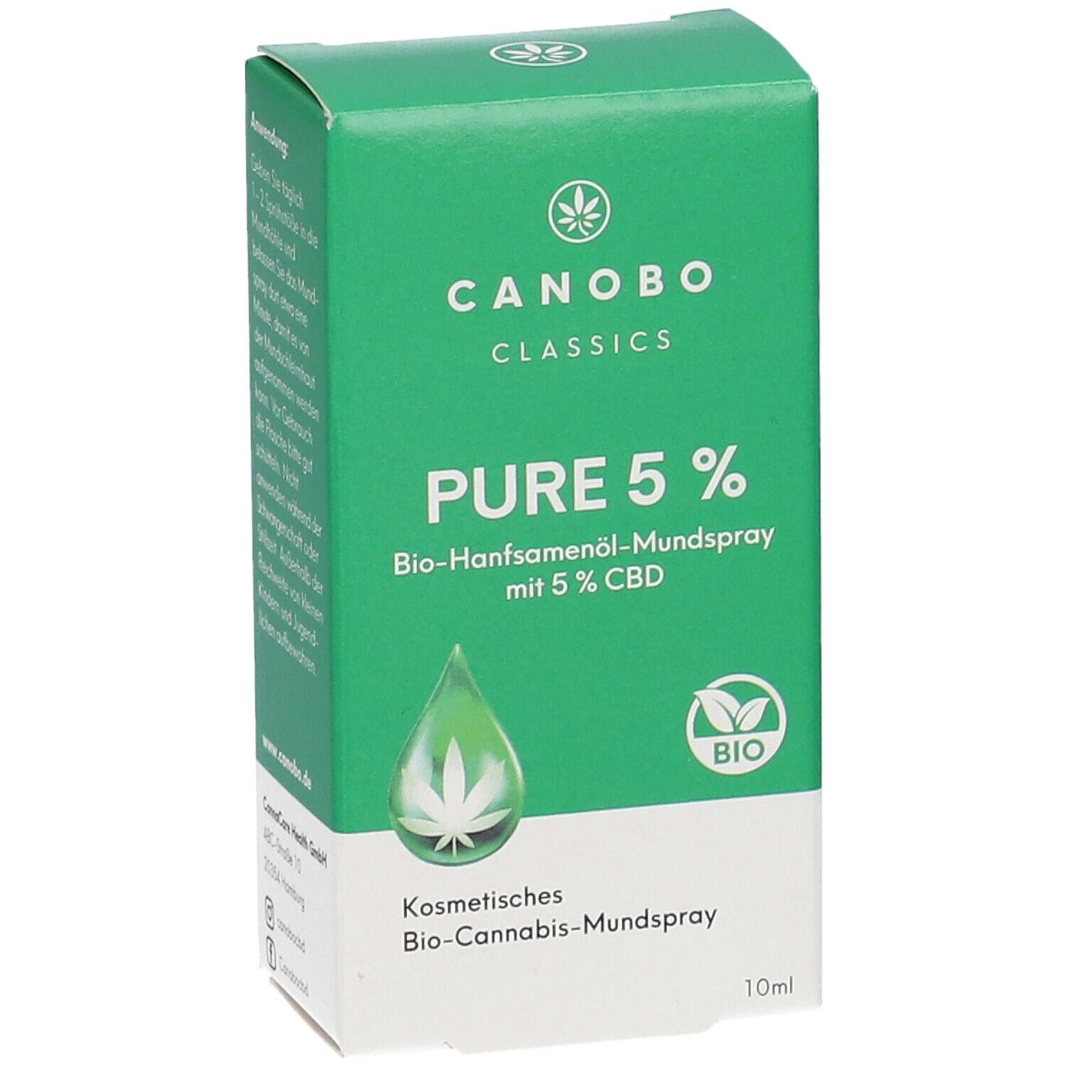 CANOBO PURE 5% Bio CBD Mundspray