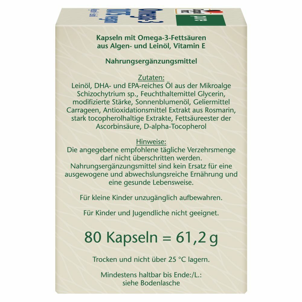 Doppelherz® pure Omega-3 1075 vegan