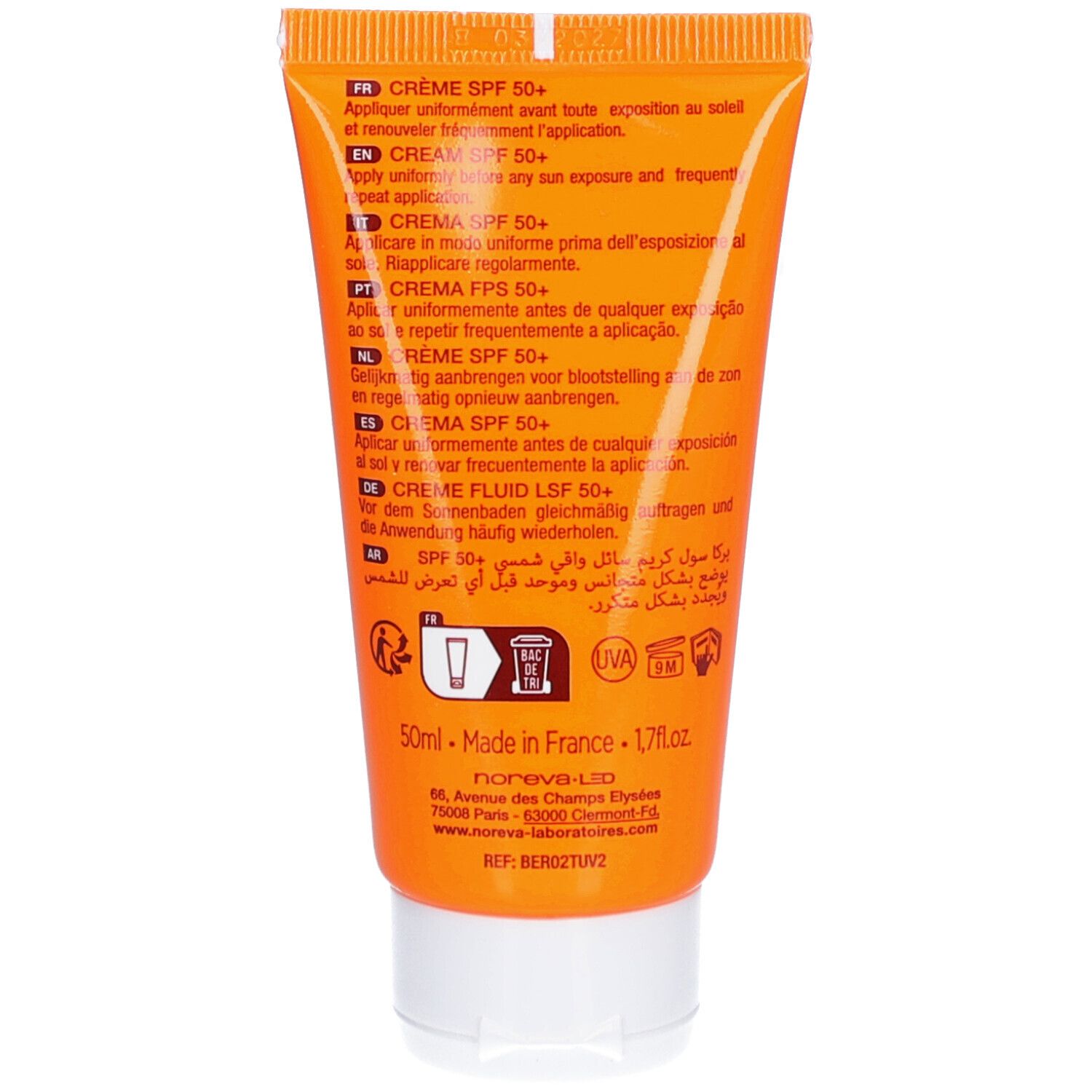 Noreva Bergasol Expert Crème Fluide SPF 50+