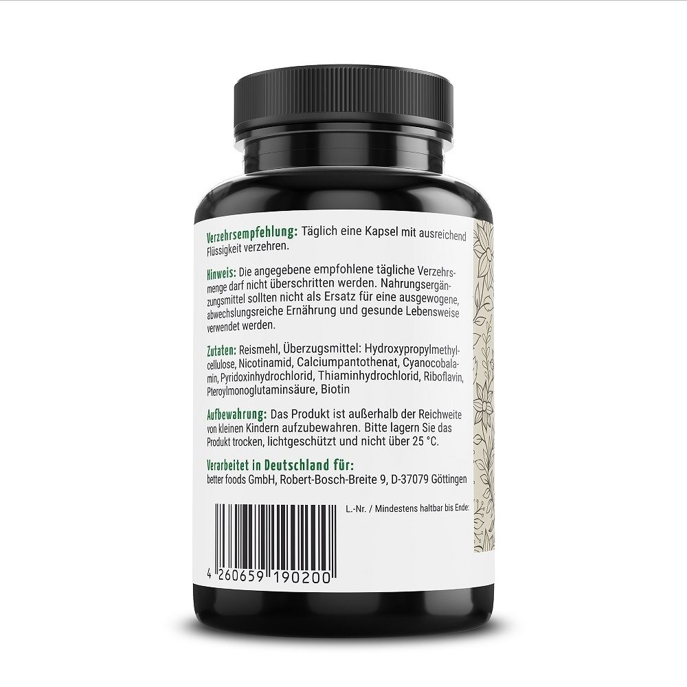 Virisolis Vitamin B-Komplex Forte 6-Mon.vegan Kapseln