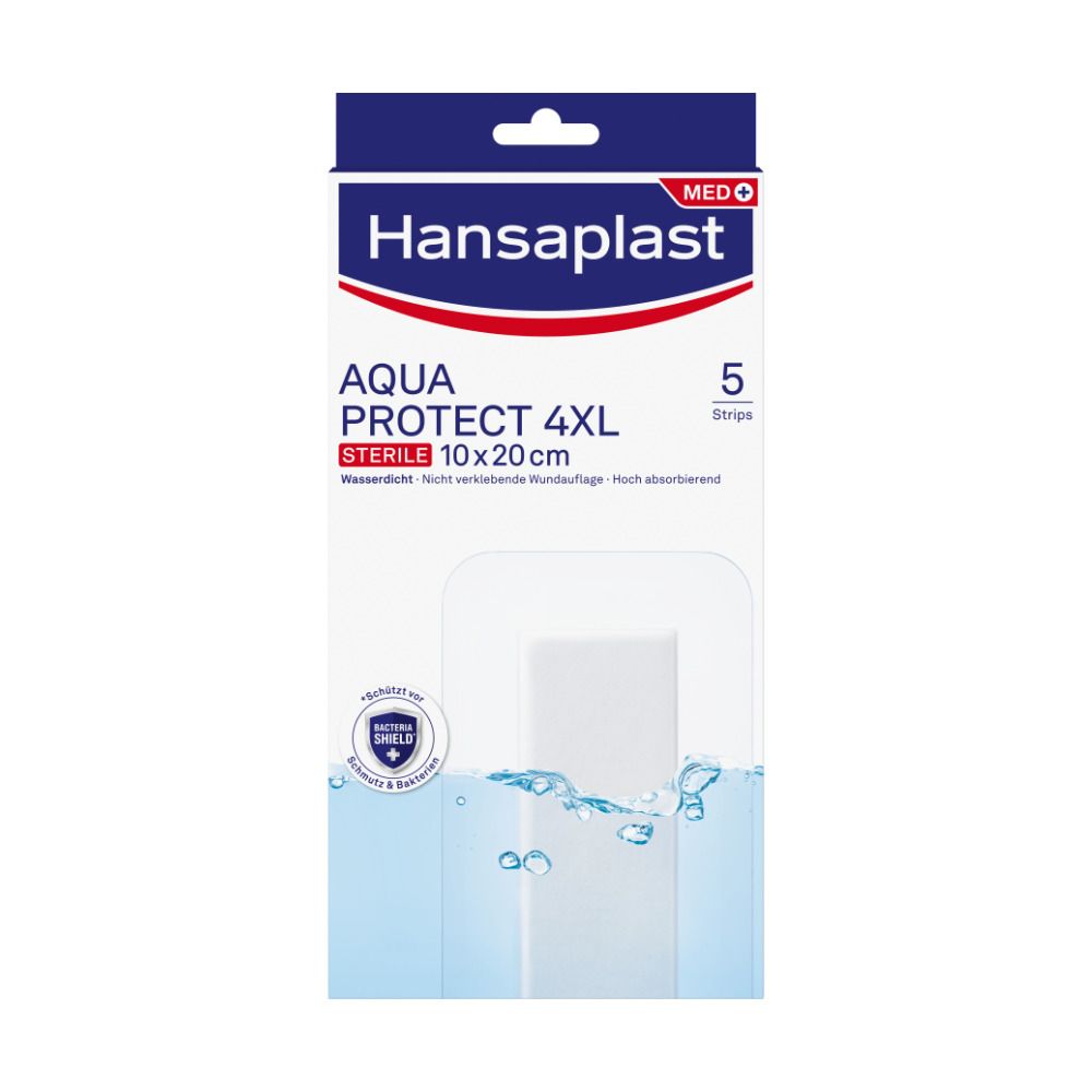 Hansaplast AQUA PROTECT 4XL, 10 cm x 20 cm