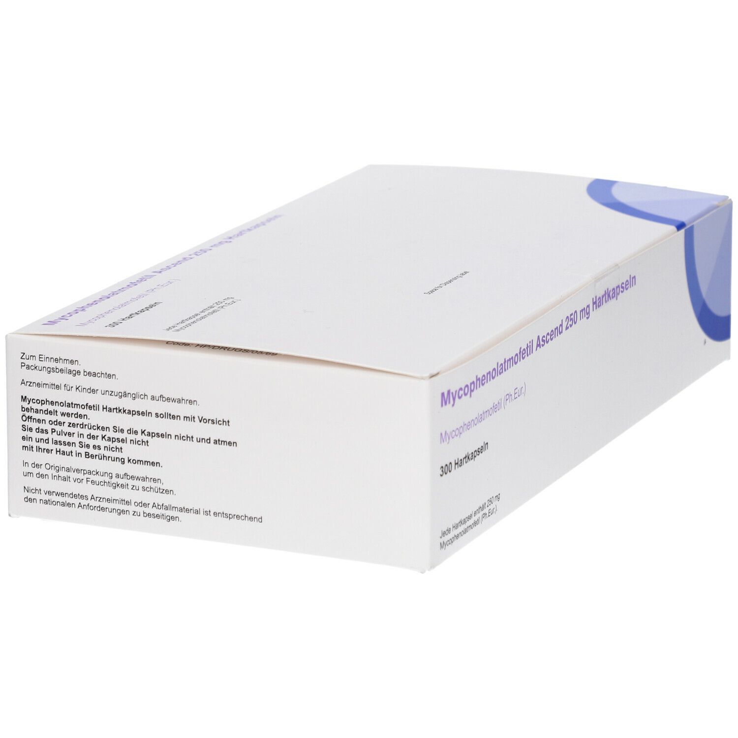 Mycophenolatmofetil Ascend 250 mg Hartkapseln 300 St